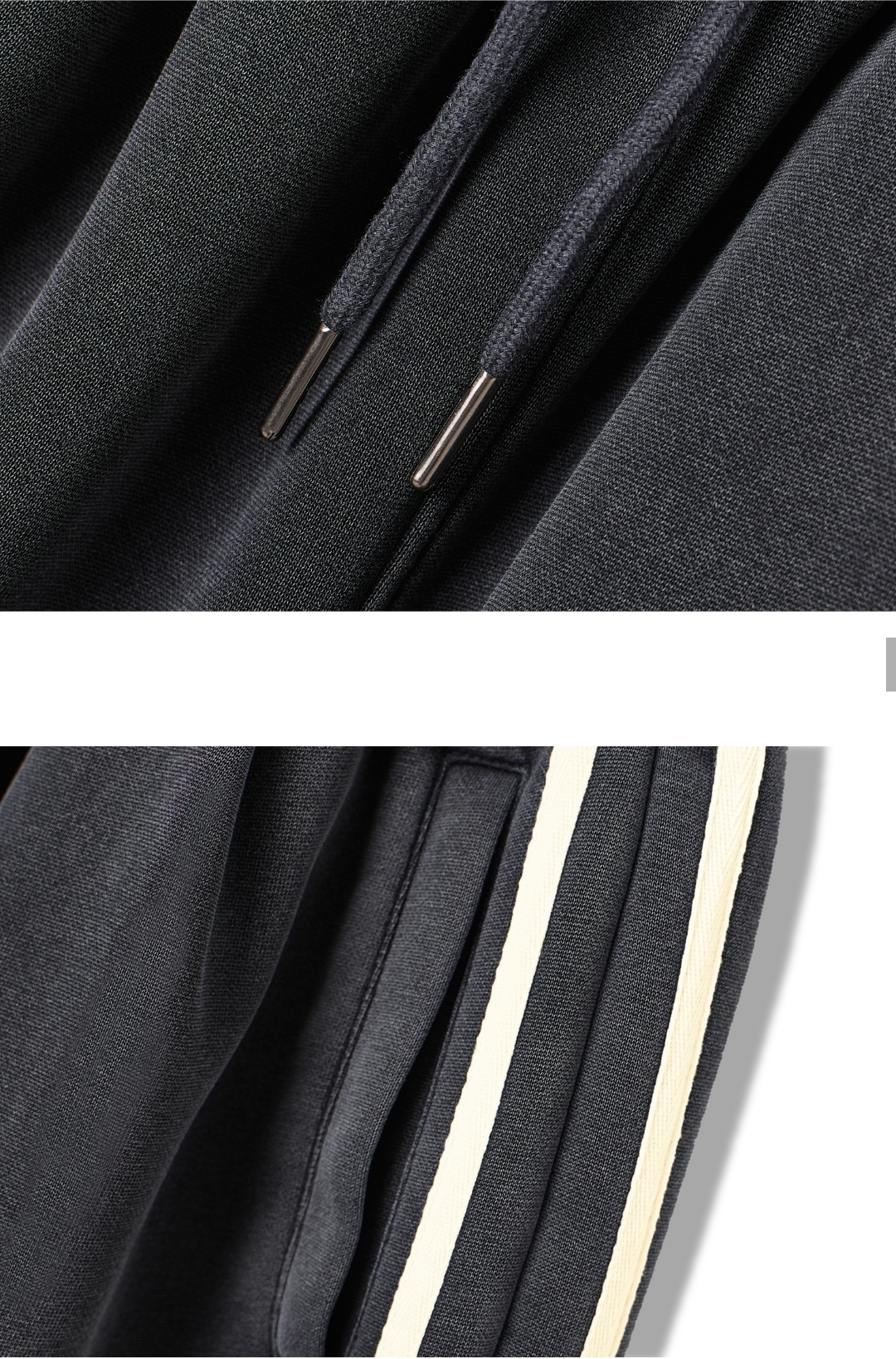 Euggen Washed Semi-Bootcut Track Sweat Pants 