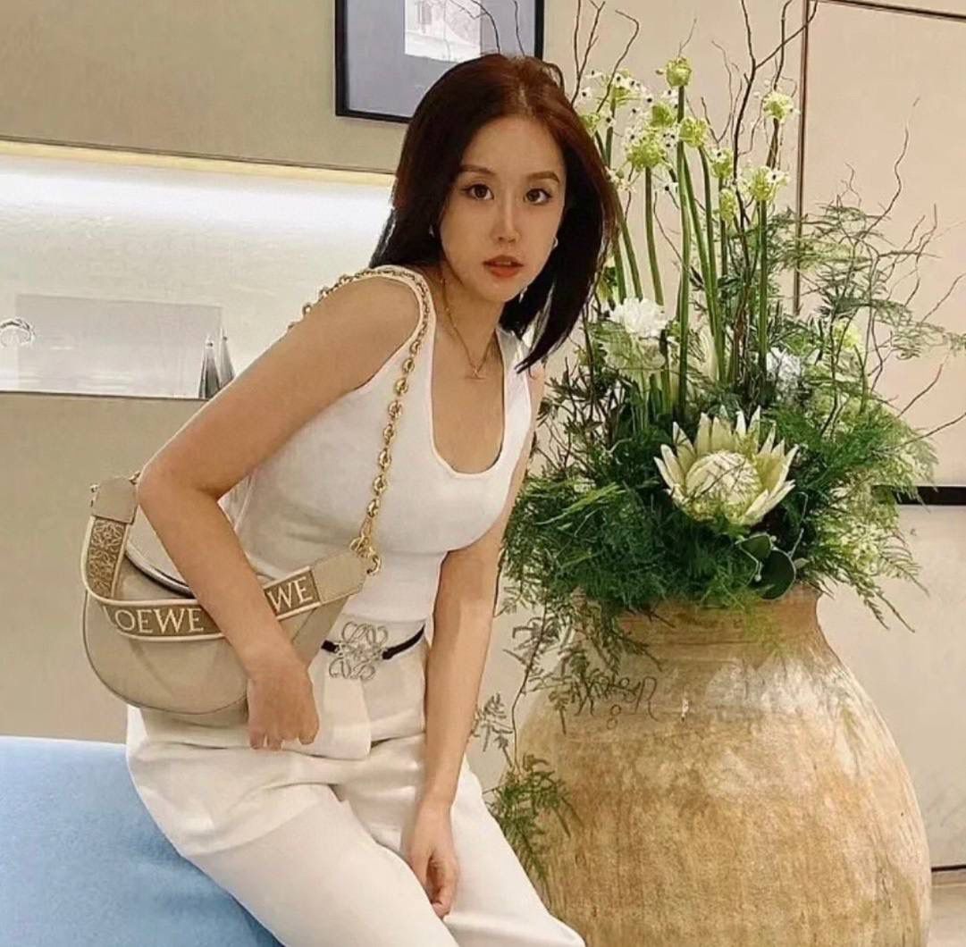 Loewe 罗意威 Luna 月亮包链条肩背包