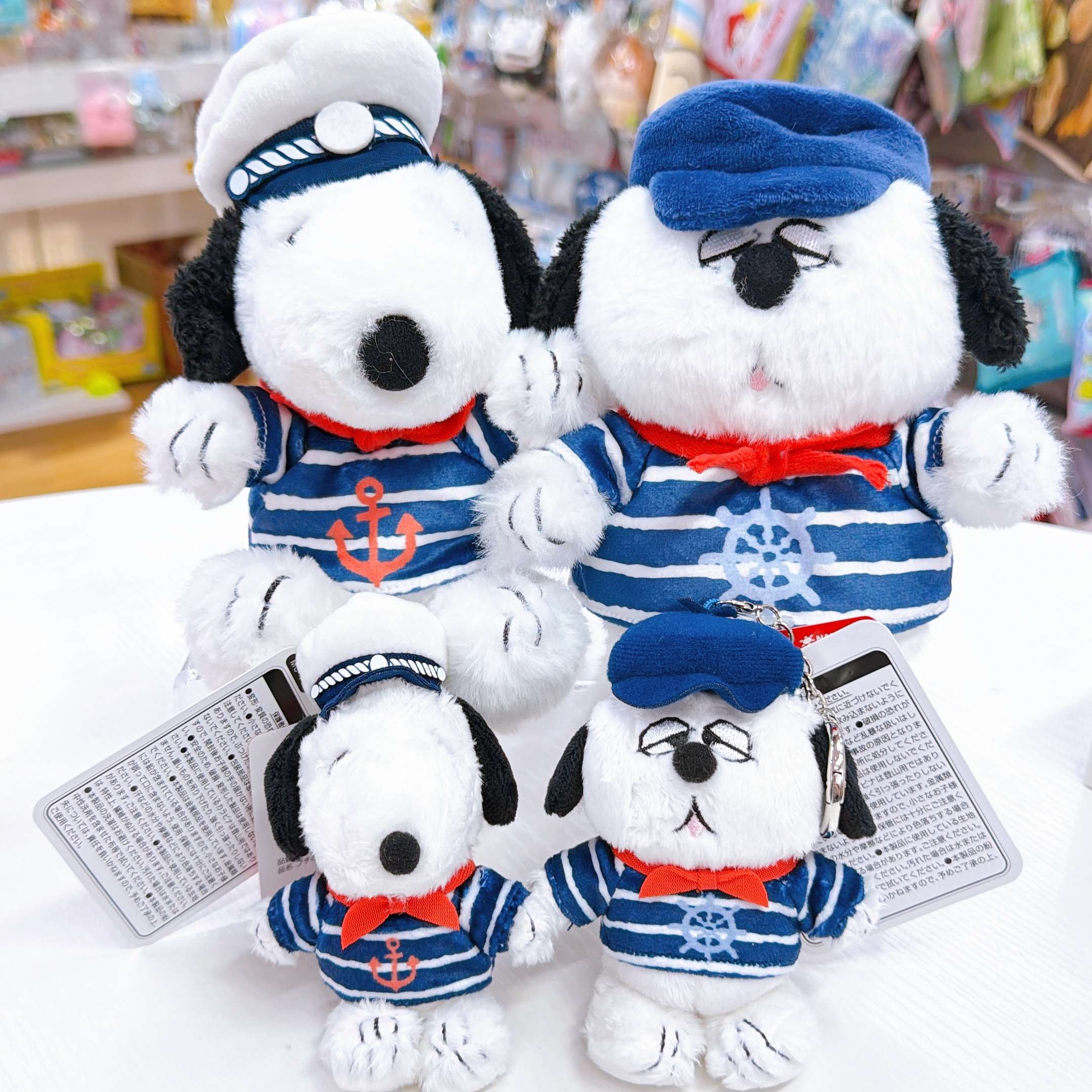 日本直送snoopy olaf 新款水手系列公仔公仔掛飾