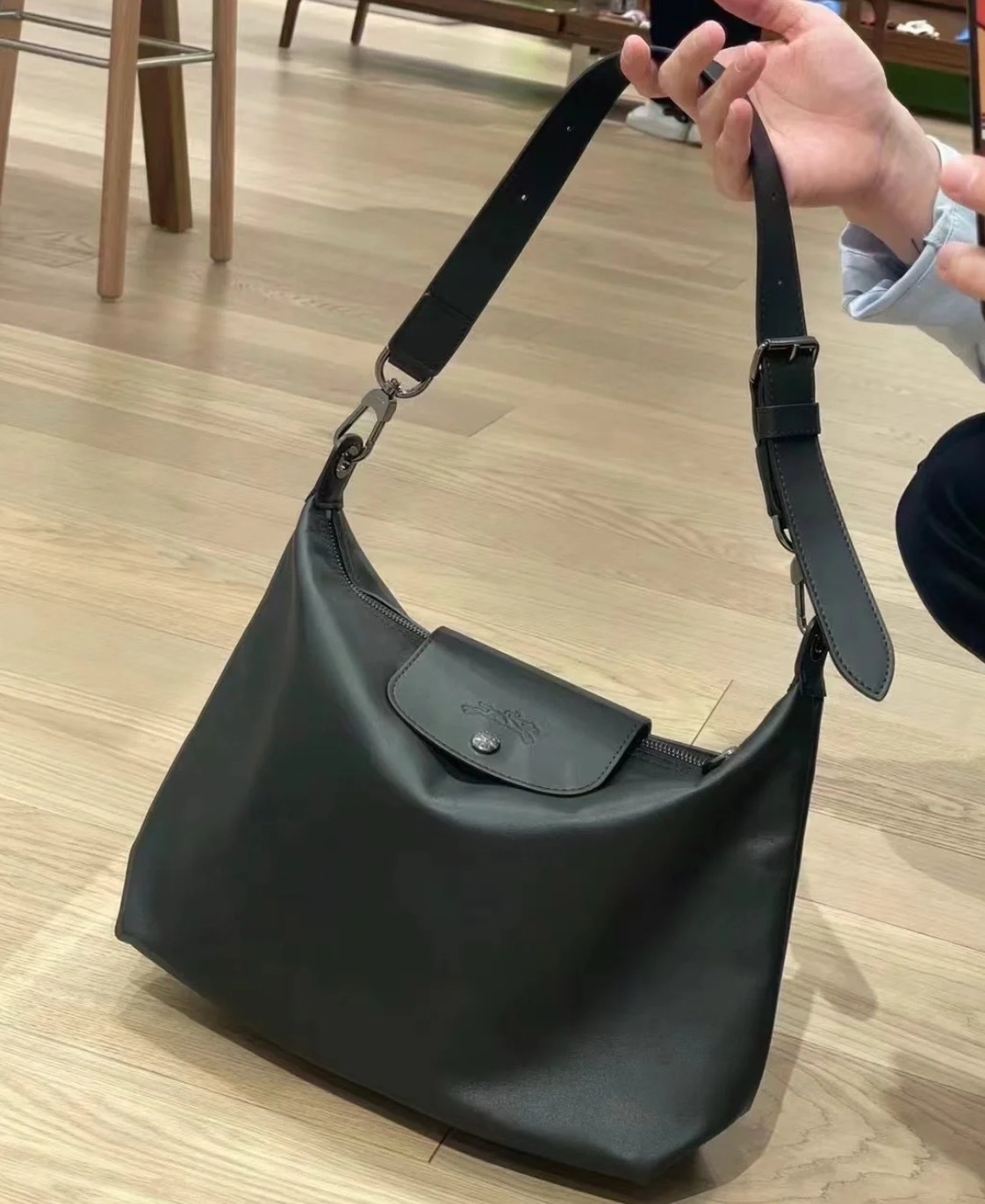 訂貨 ✈️ Longchamp Xtra Hobo 黑色