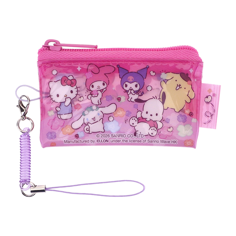 Mix Characters Mini PVC Mesh Bag w/ Spiral Cord 迷你PVC袋電話繩