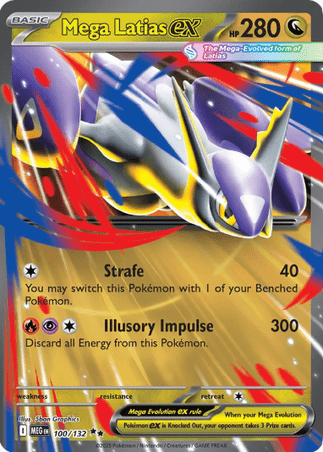 Pokemon TCG Mega Evolution - Mega Latias EX-100/132
