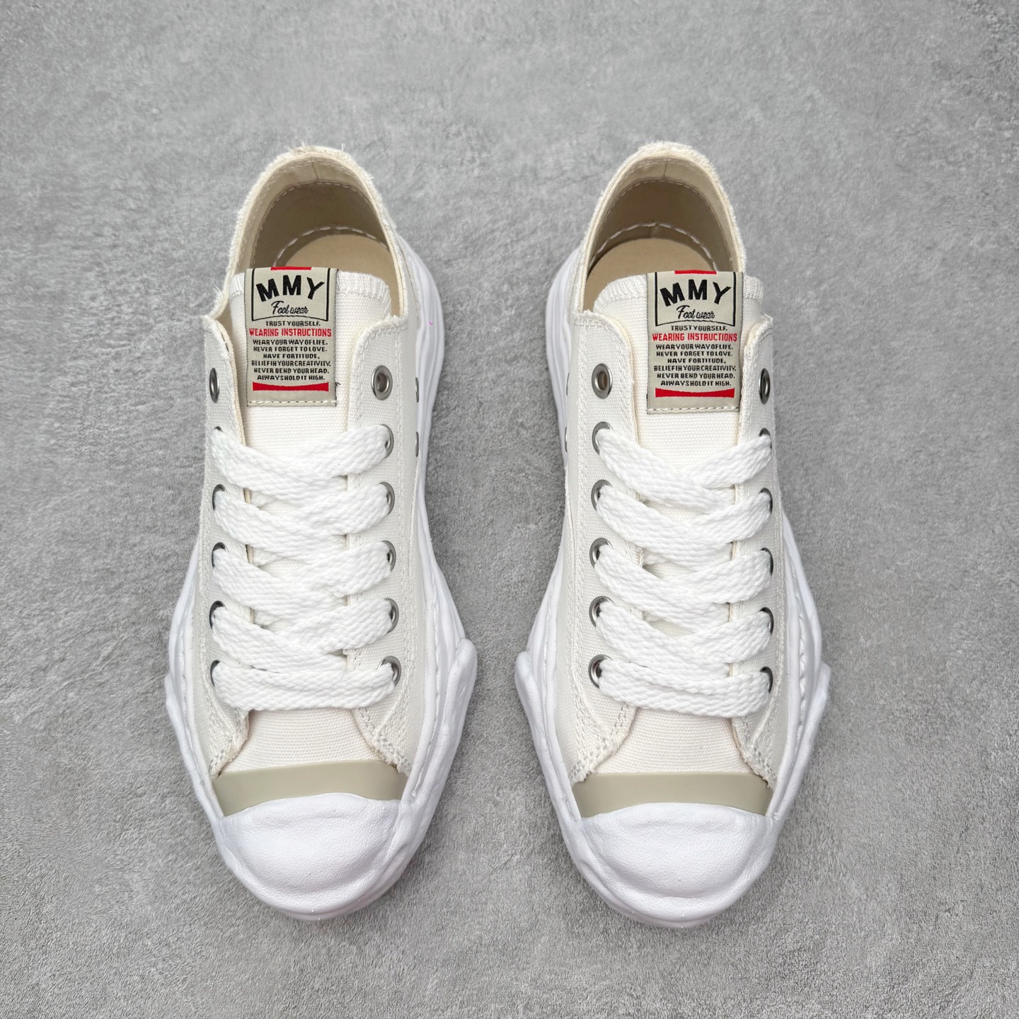 Maison Mihara Yasuhiro MMY "Hank" OG Sole Canvas Low-top Sneaker