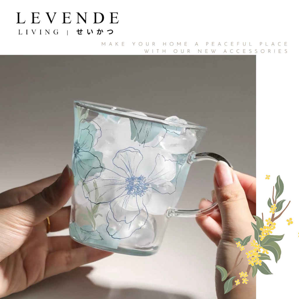 Levende 春日來信系列高硼硅耐熱玻璃杯