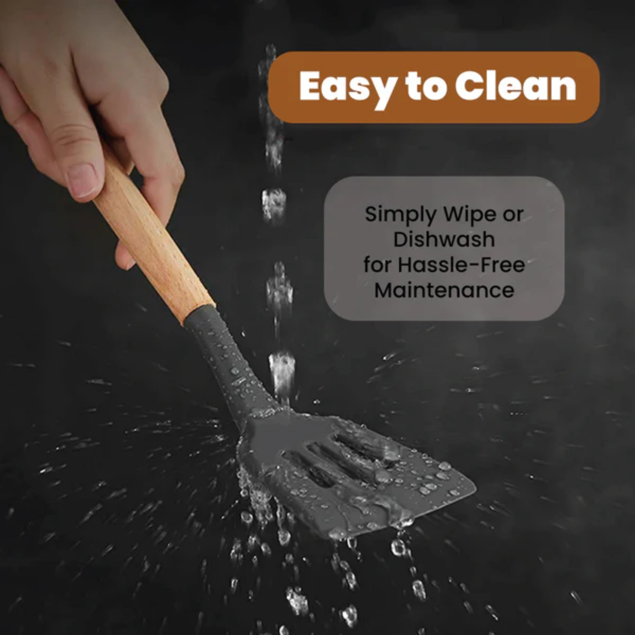 Russell Taylors 3Pcs Silicone Utensils Set (CW-1)