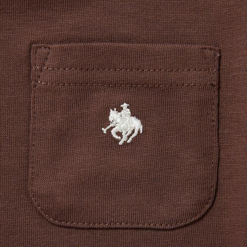 🇯🇵預訂 日本直送🇯🇵Polo Baby標誌刺繡棕色口袋短袖T恤