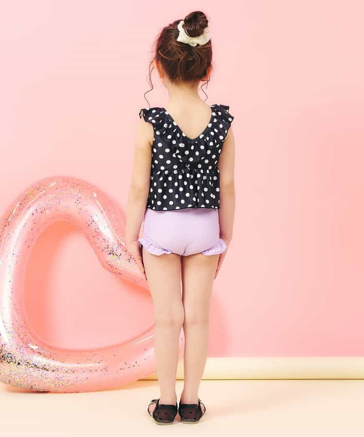 🇯🇵預訂 日本直送🇯🇵Apres les cours六色圖案印花荷葉邊後背V領分體泳衣