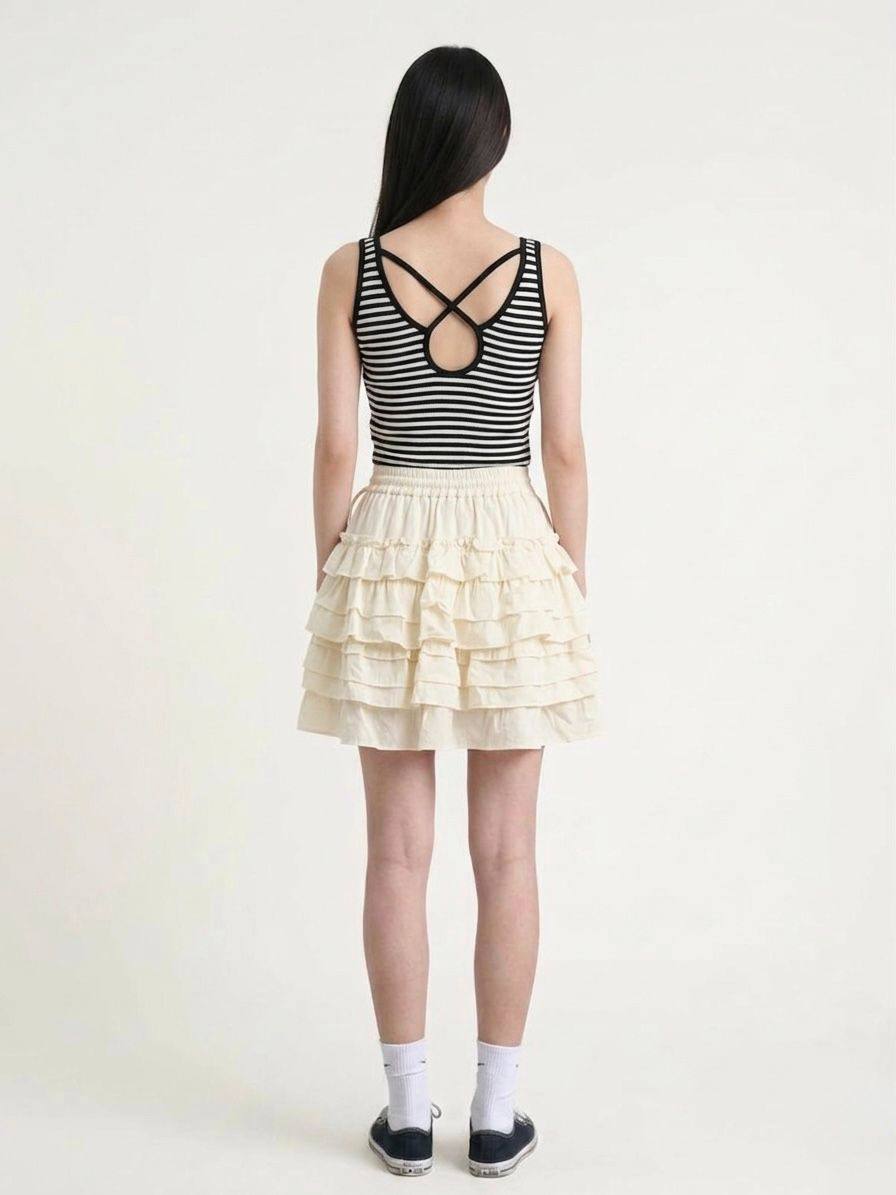 W6001 - Lyra Ruffle Skirt