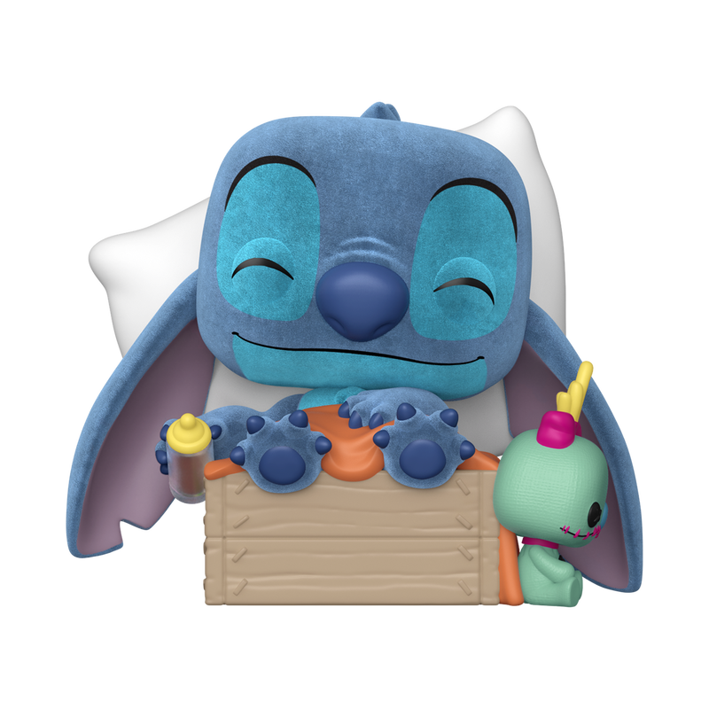 📦訂購 美國代購 Funko POP! Disney Plus Sleeping Stitch in Box (Flocked) Figure 史迪仔 模型