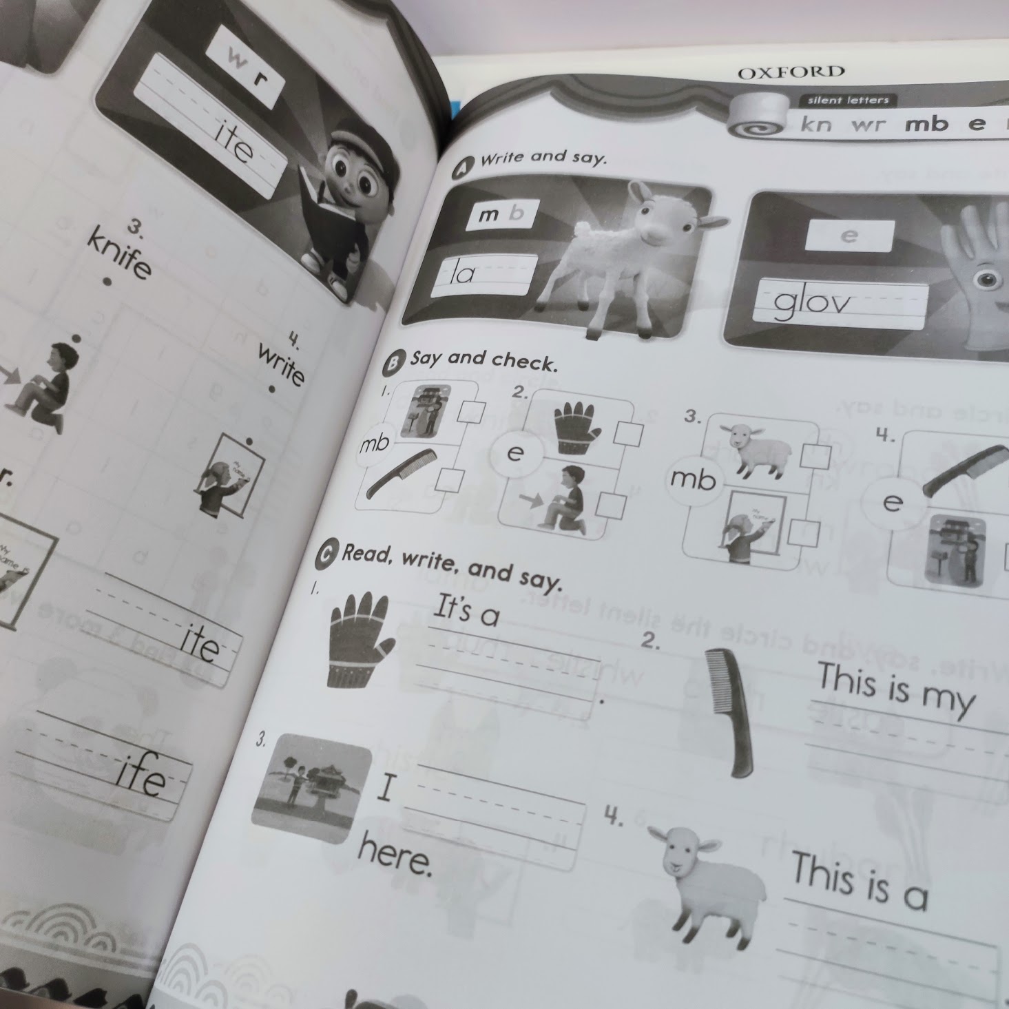 點讀Oxford Phonics World (Level 1-5) 牛津練習本一套10本 自然拼讀phonics字母發音教材  C26