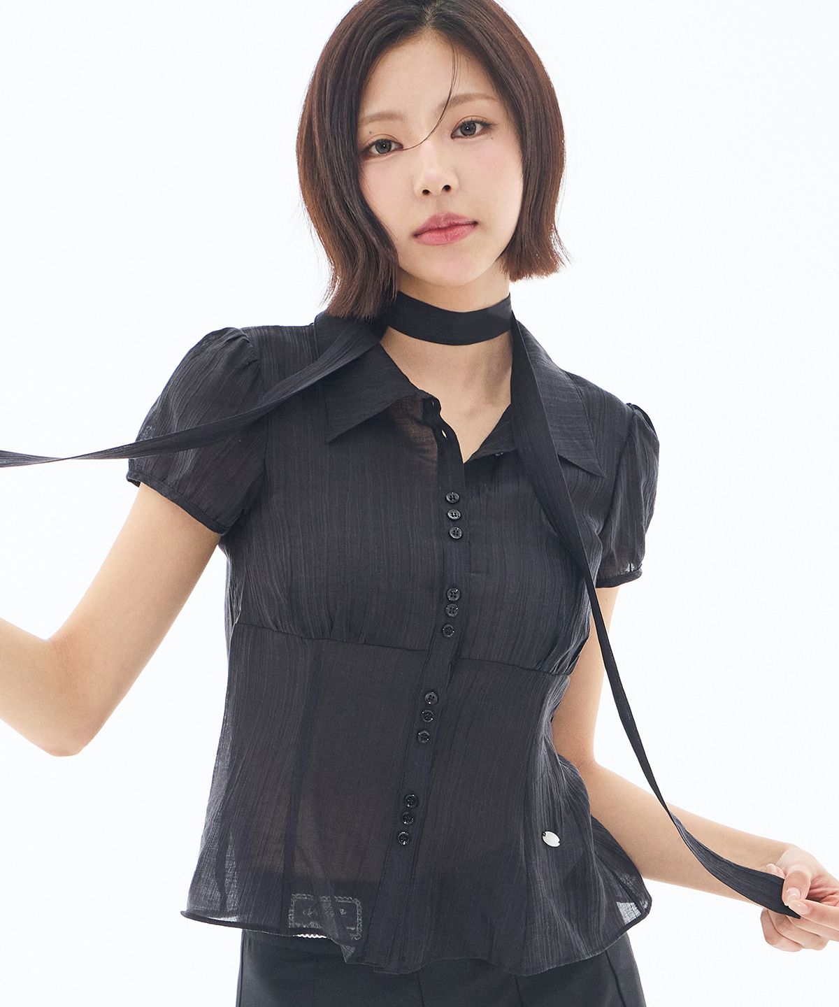 🇰🇷訂購｜ILLIGO 26SS｜高恩's Pick｜Flare puff blouse 4色 