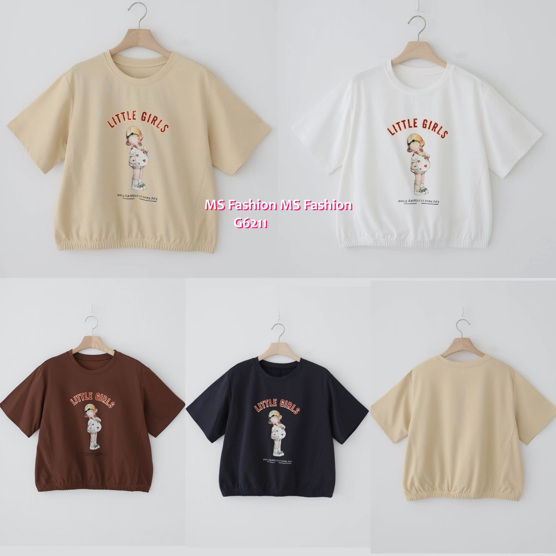 G6211 韓國🇰🇷可愛女仔圖案top