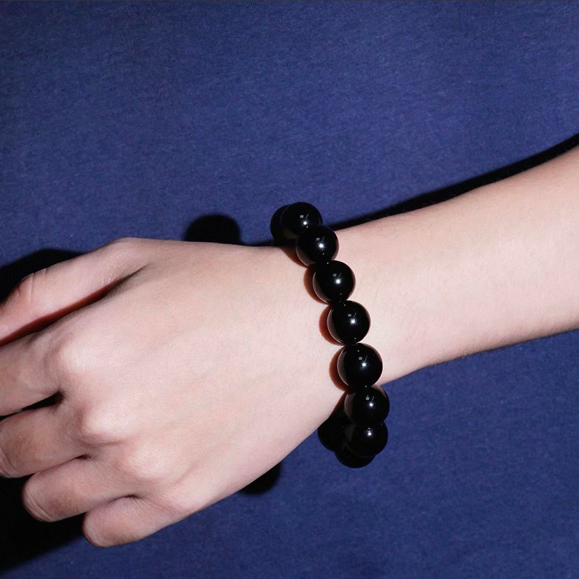 黑曜石手晶串～