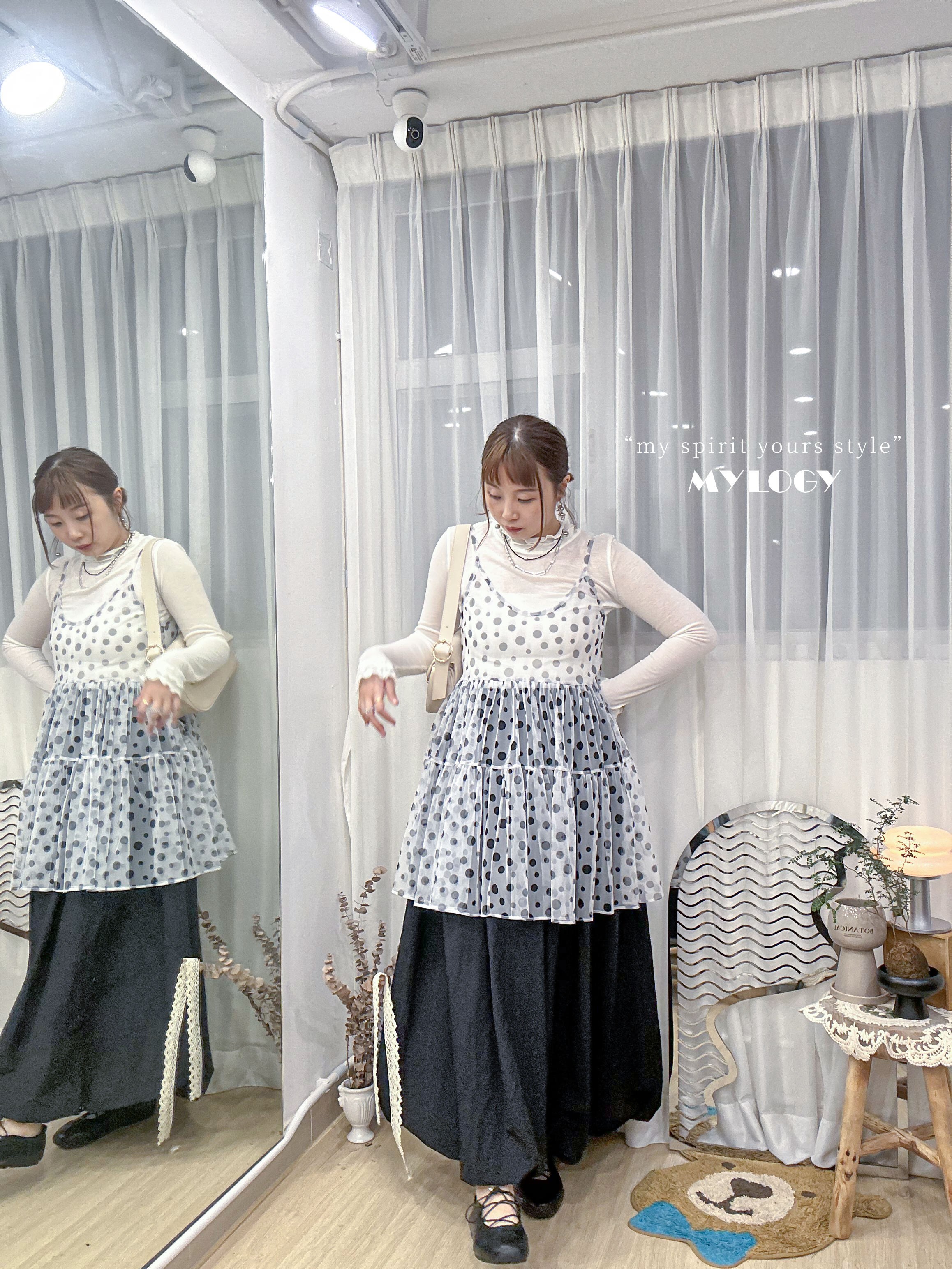 基本款和內搭～Double RUFFLE 素棉TEE NK0001