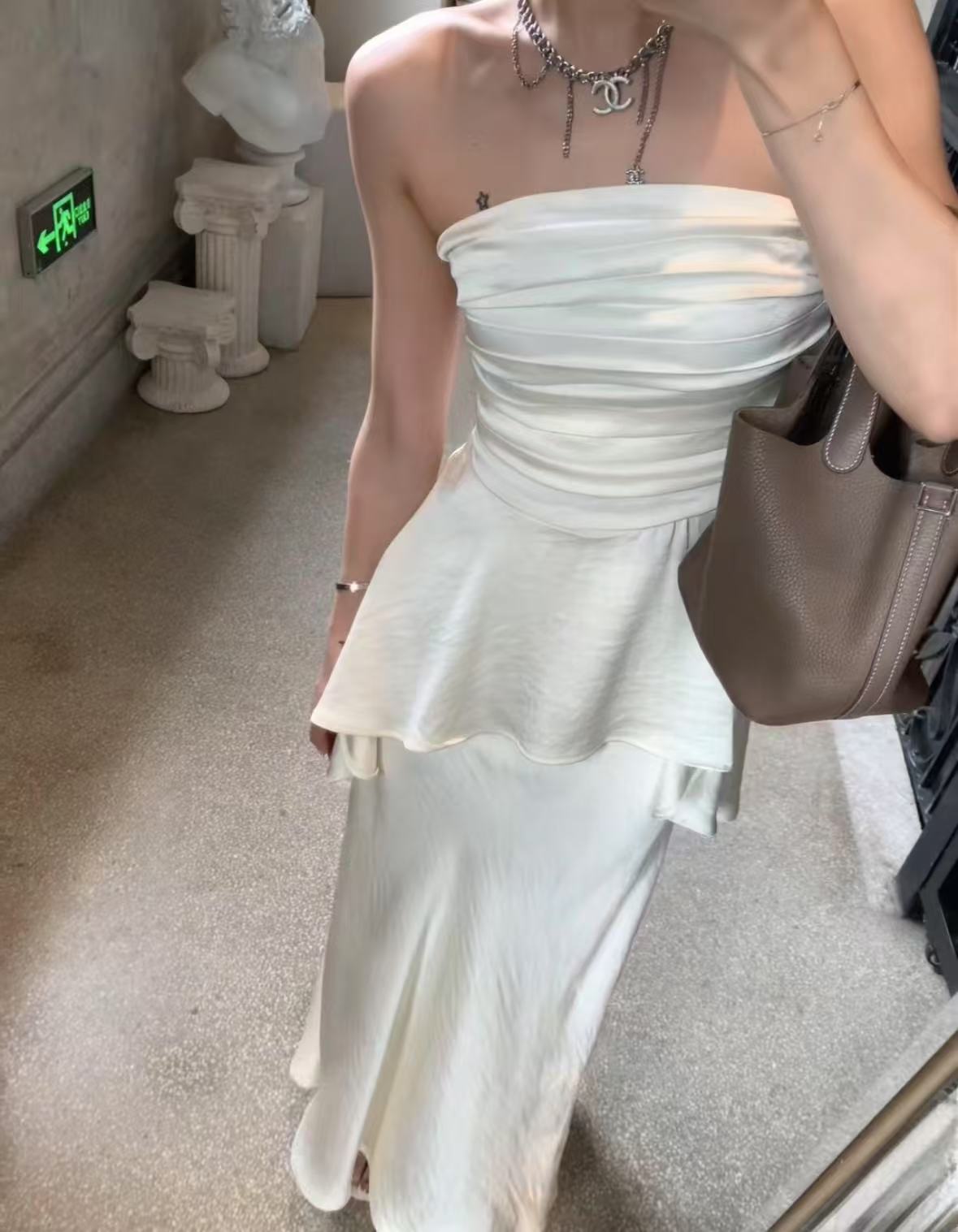 ST288奢简抹胸套装