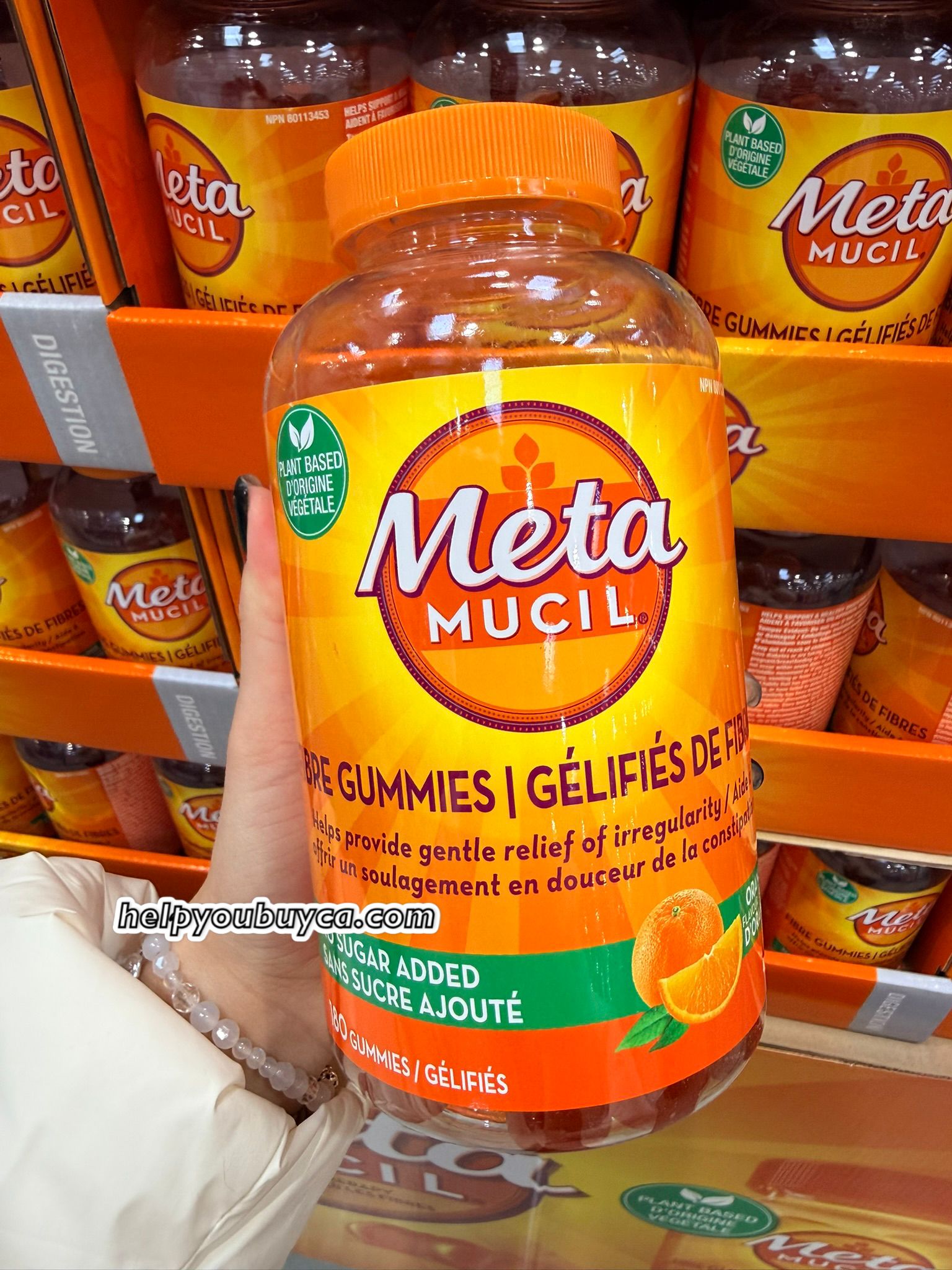 Metamucil Fiber Gummies 膳食纖維軟糖（180粒）🍊