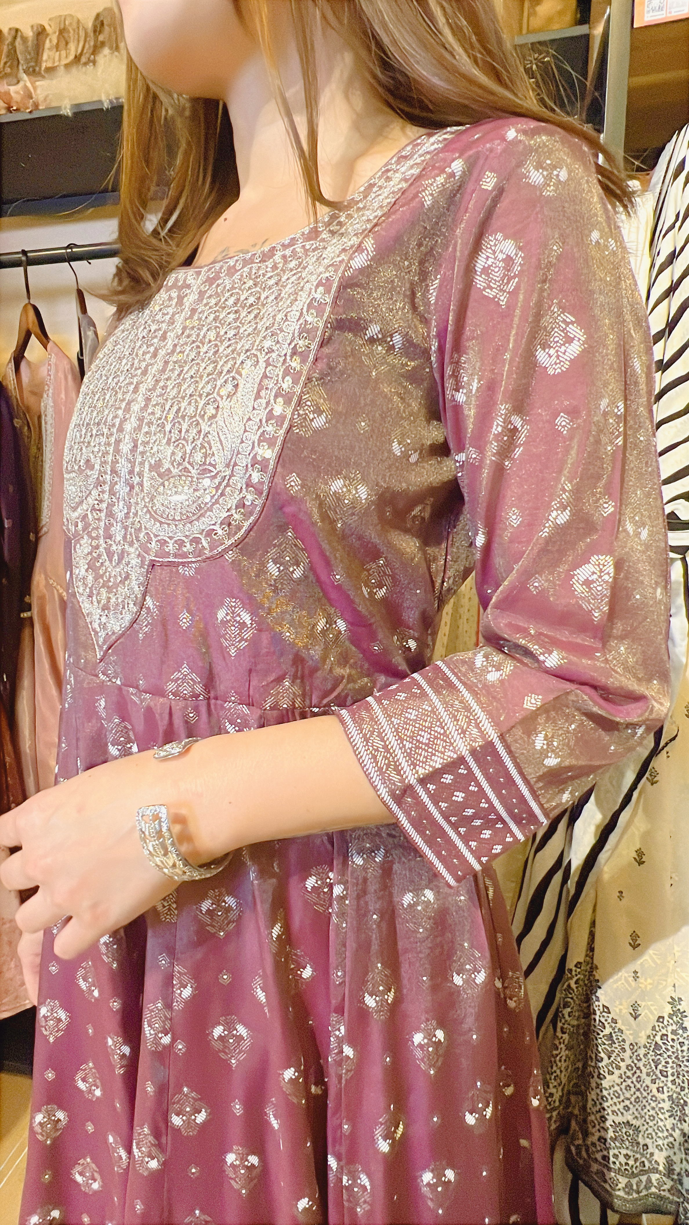 Grape Silky Bling Bling Mid-Sleeve OP #1012