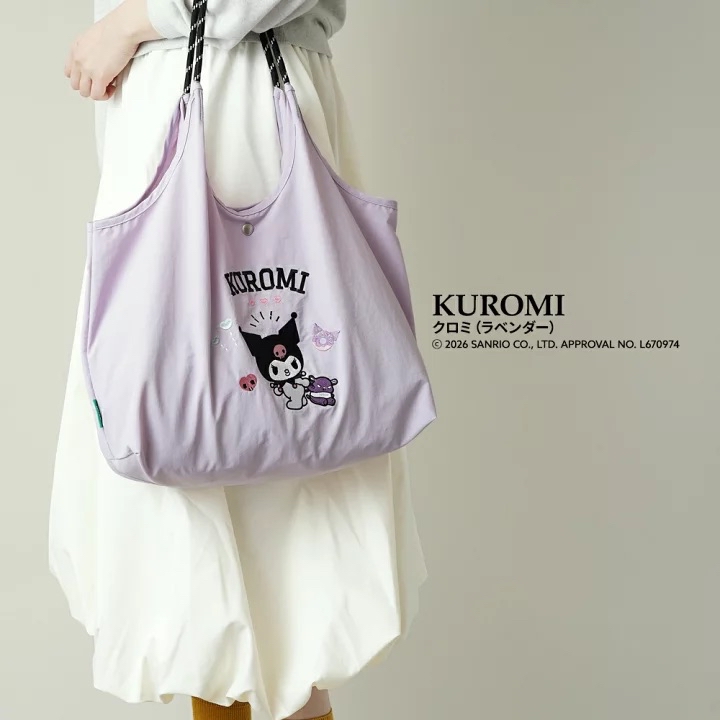日本預訂📍日本Sanrio刺繡圖案輕身款Tote Bag