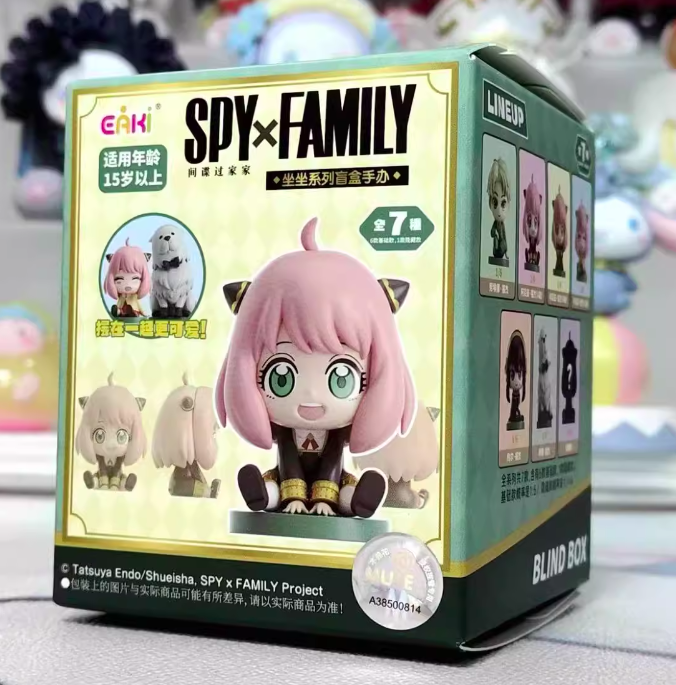 [間諜家家酒] SPY × FAMILY 坐姿公仔盲盒 (日版) | 件
