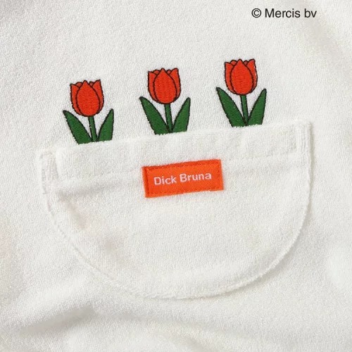 Miffy baby 橙色白色花花包屁衣 One size 70-80cm