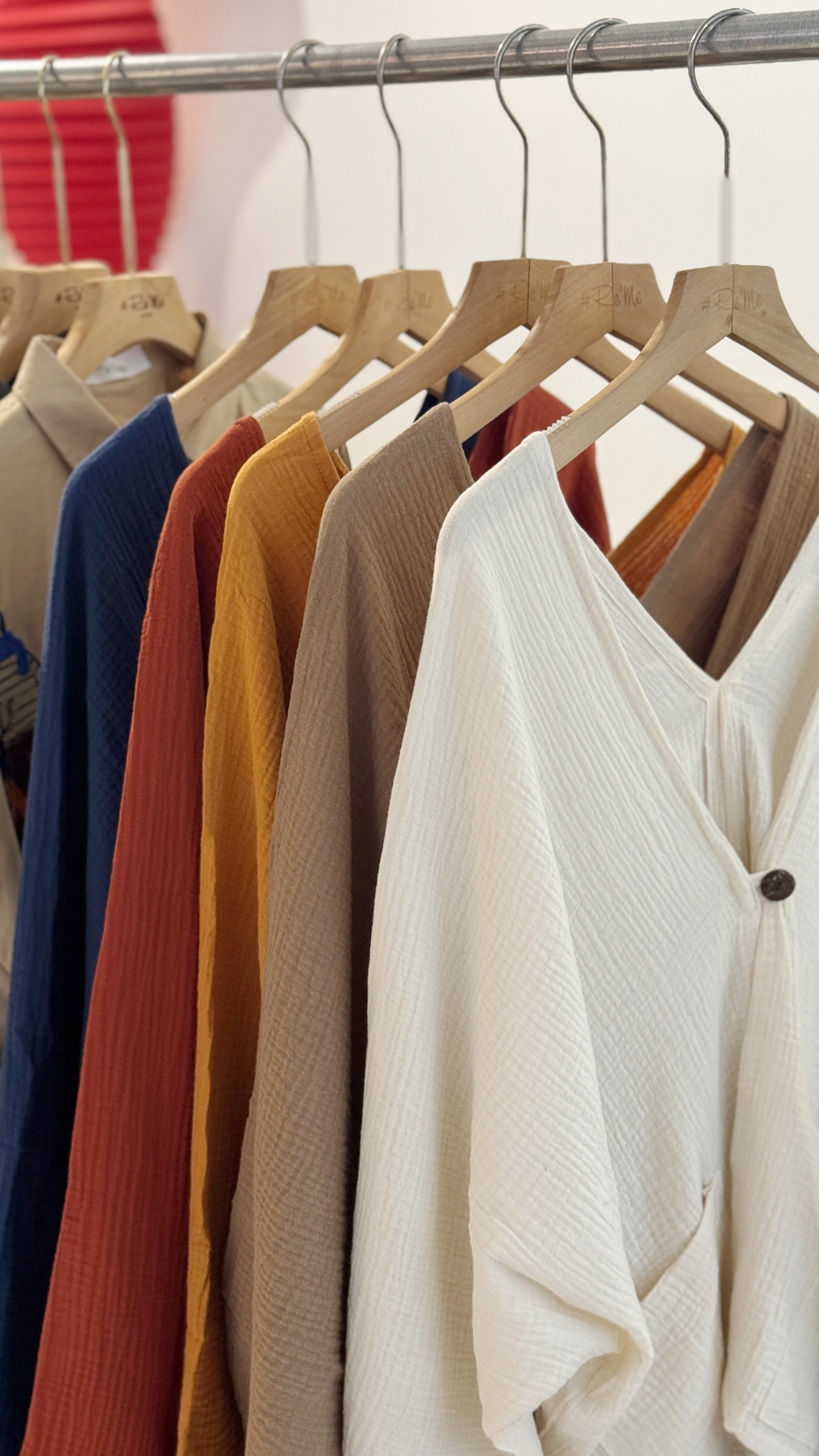 日系自然肌理棉麻外套