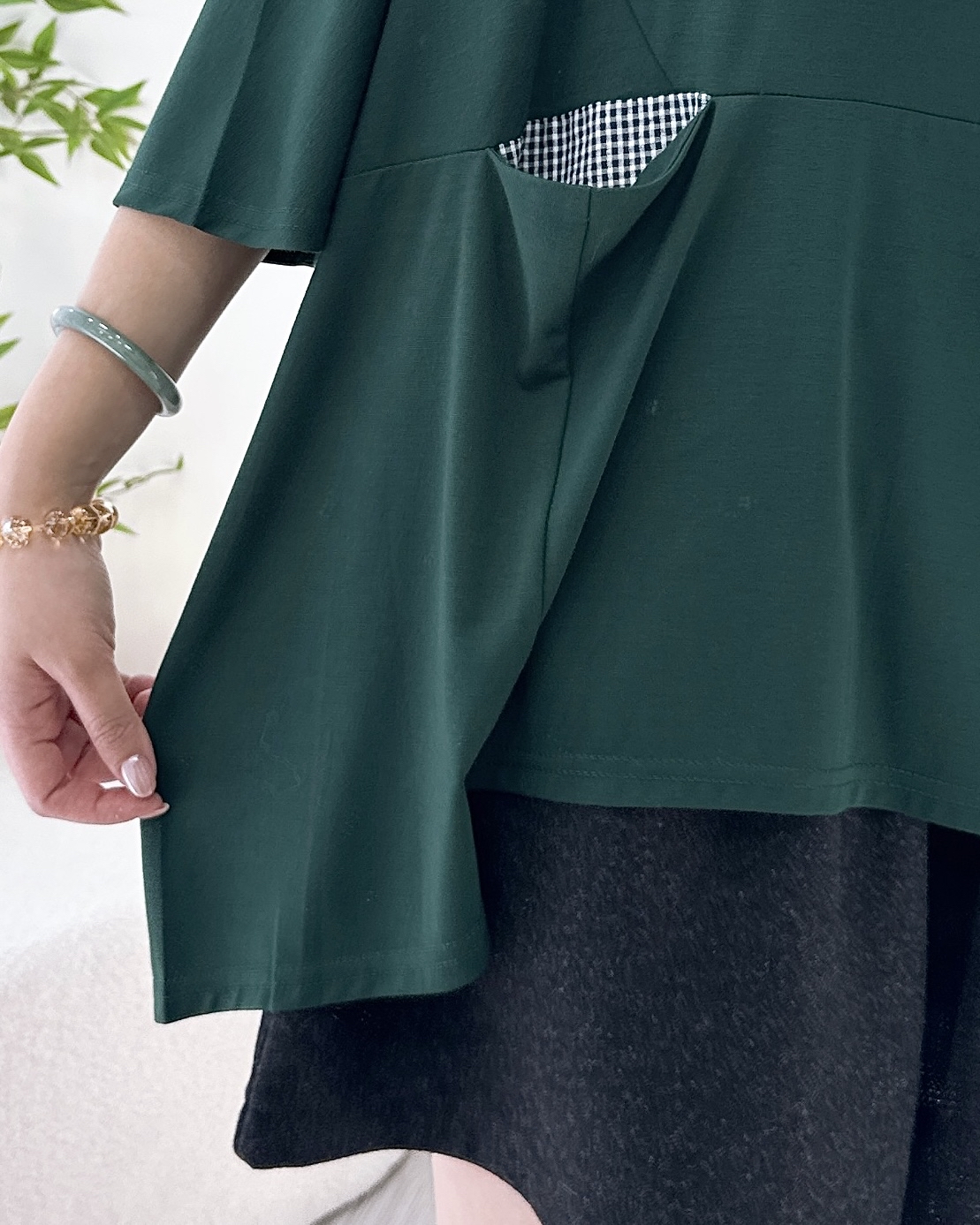 滑嘟嘟免燙冰絲牛奶棉上衣 3色