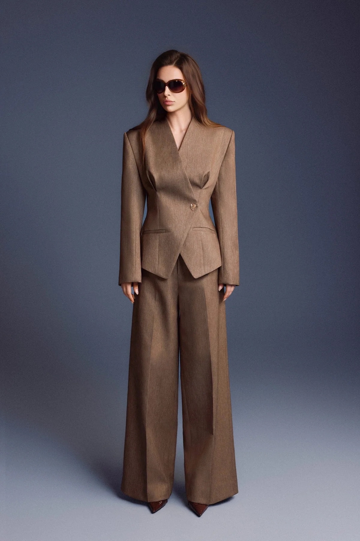 Minimal Wide Leg Pants 