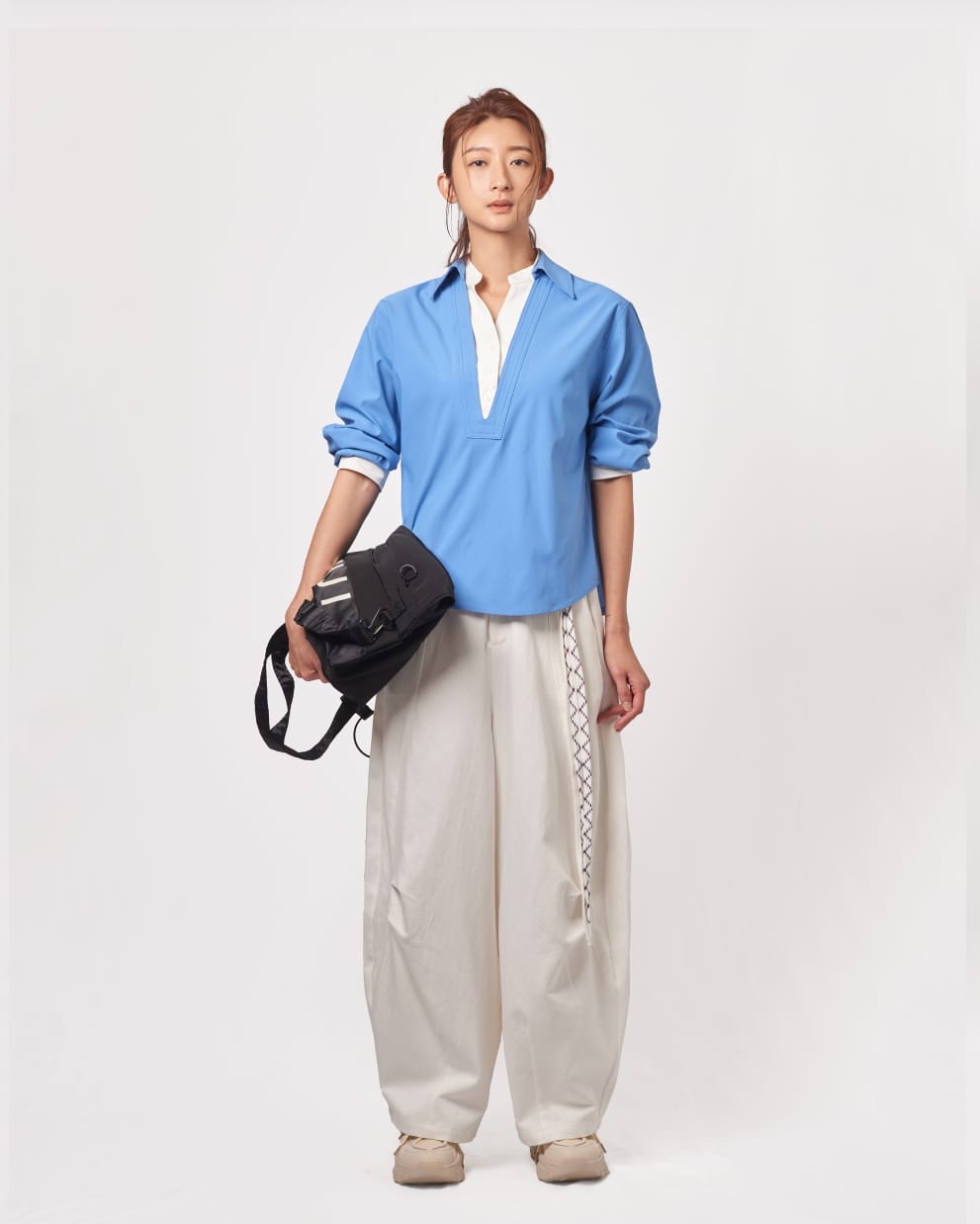 VIL-T2676 DUO COLOUR DOUBLE COLLAR SHIRT