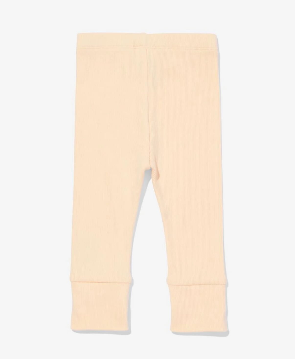 Miffy newborn baby leggings (ecru miffy head)