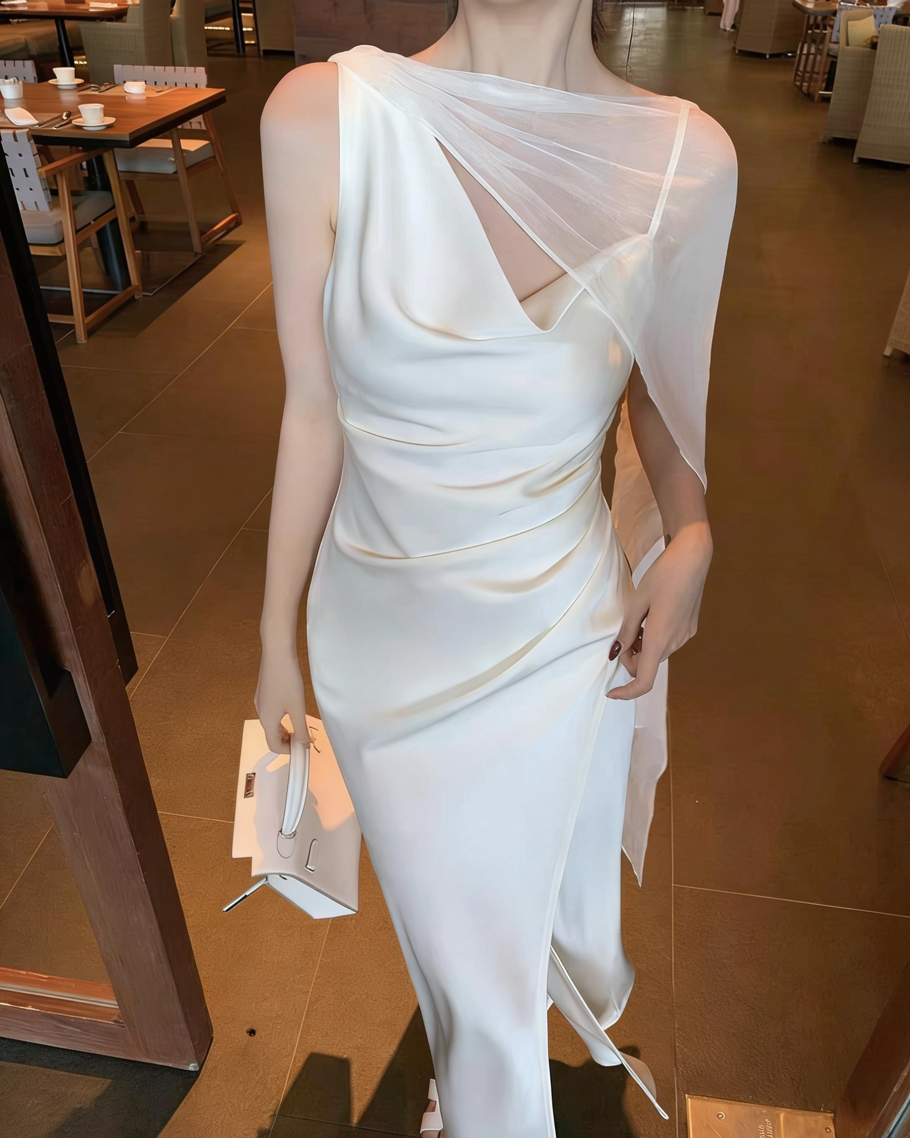 DR490千金飘带连身裙