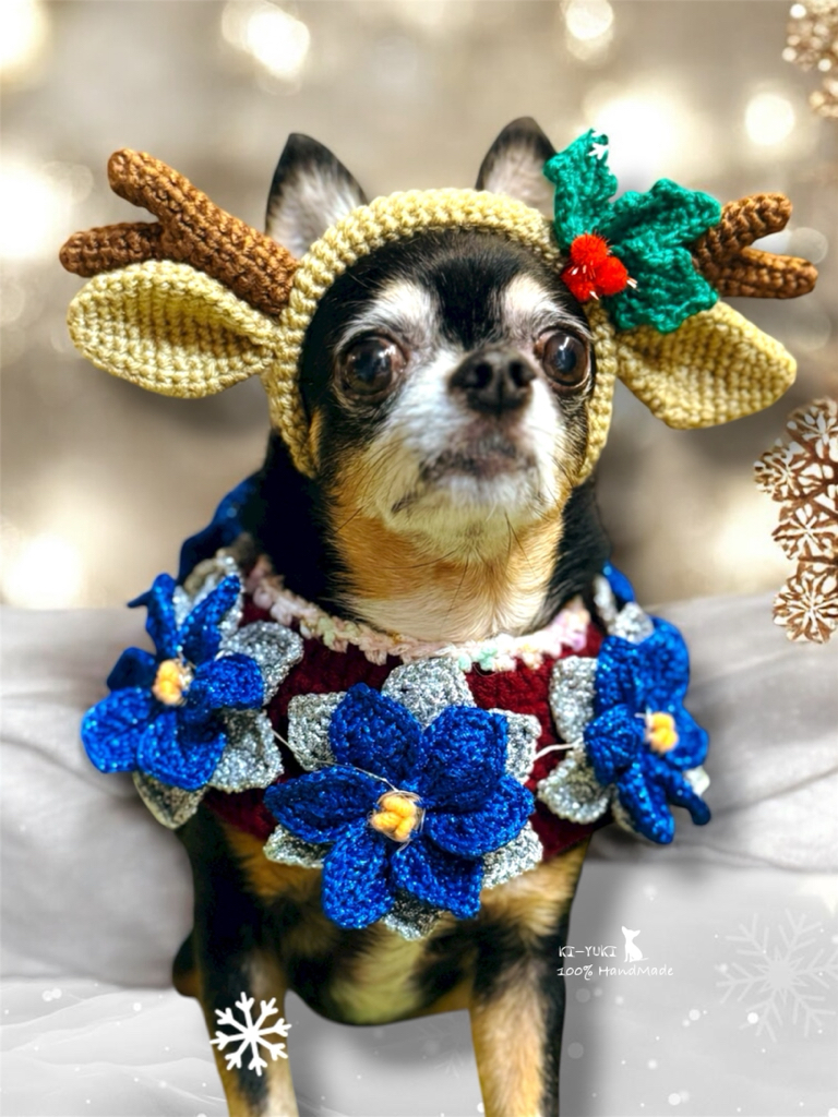 原創手作 聖誕禮物 寵物聖誕頸飾