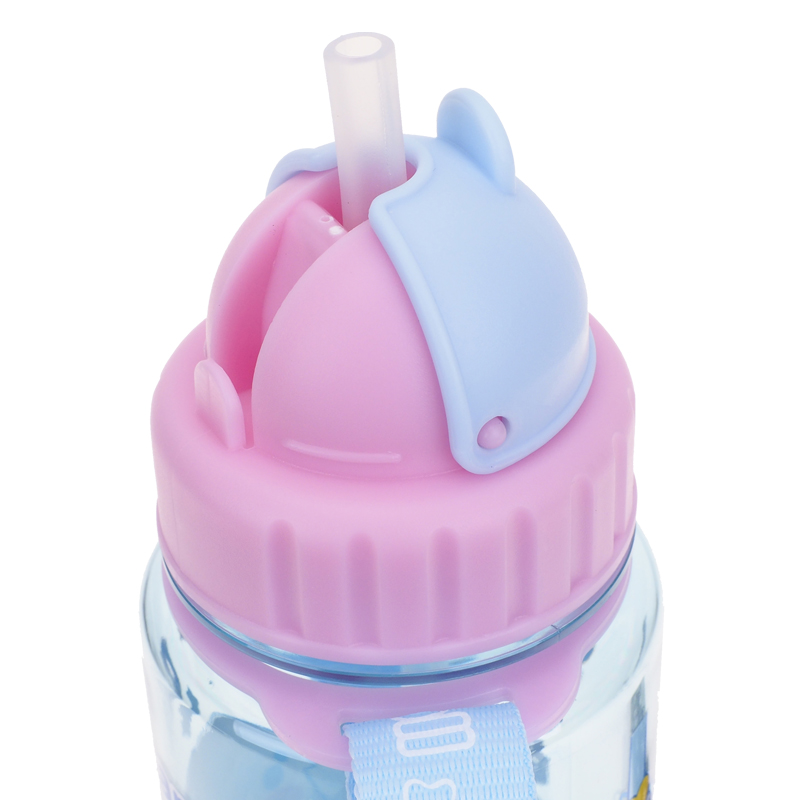 Cinnamoroll 350ml BPA Free Water Bottle With Straw & Neck Strap 膠水樽連飲管及頸繩