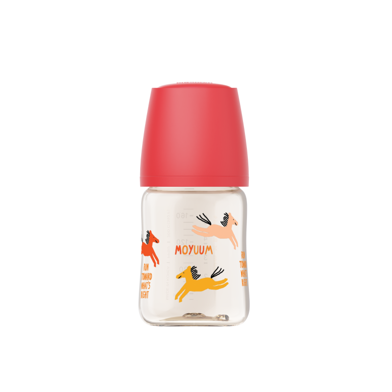 Moyuum - PPSU 寬口防漲氣奶瓶170ml(紅馬)_MY253