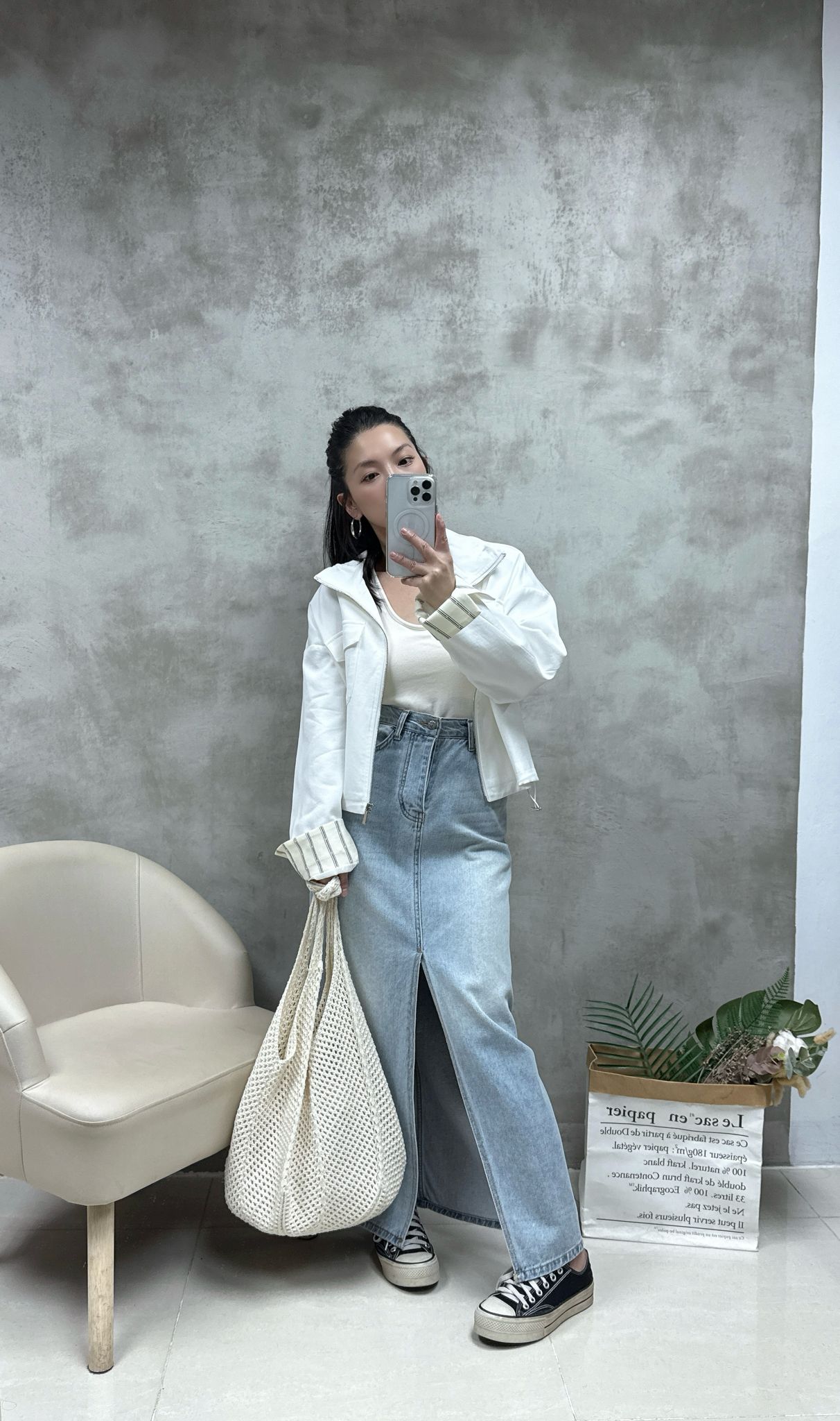 條子䄂束腰恤衫棉外套