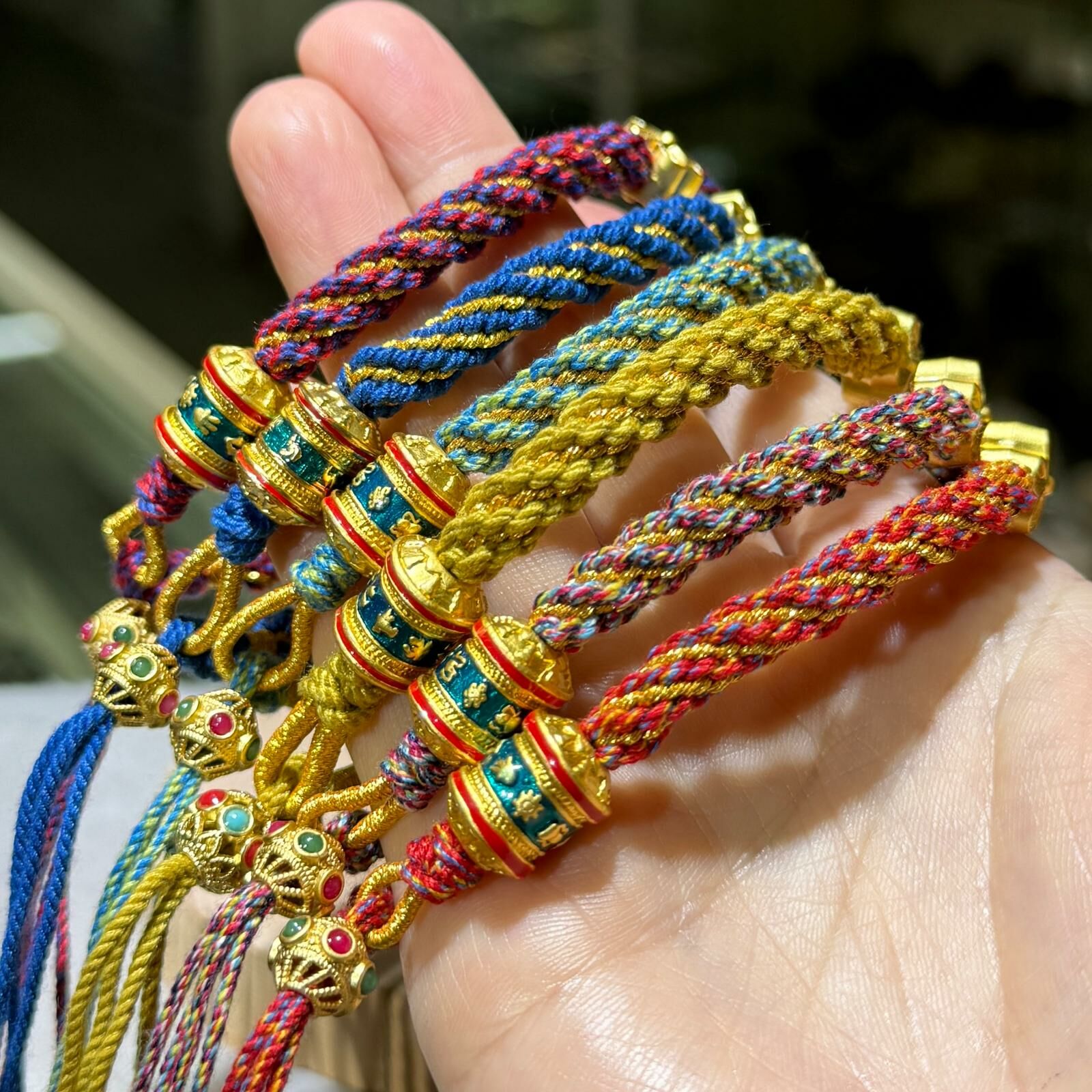 藏式手工編織手繩