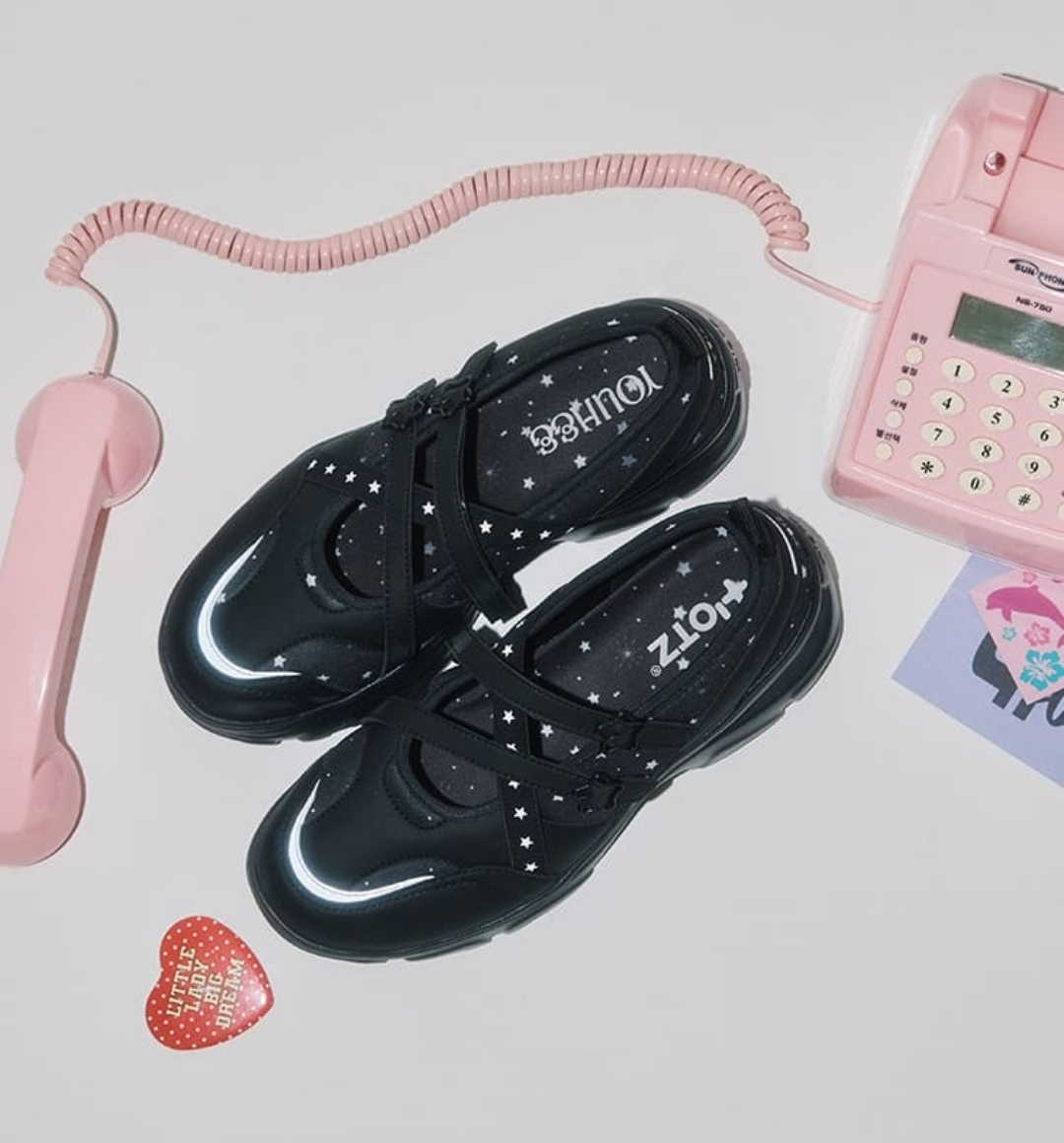 🖤 OTZ × YOUHEE Lomita Platform Banding Shoes