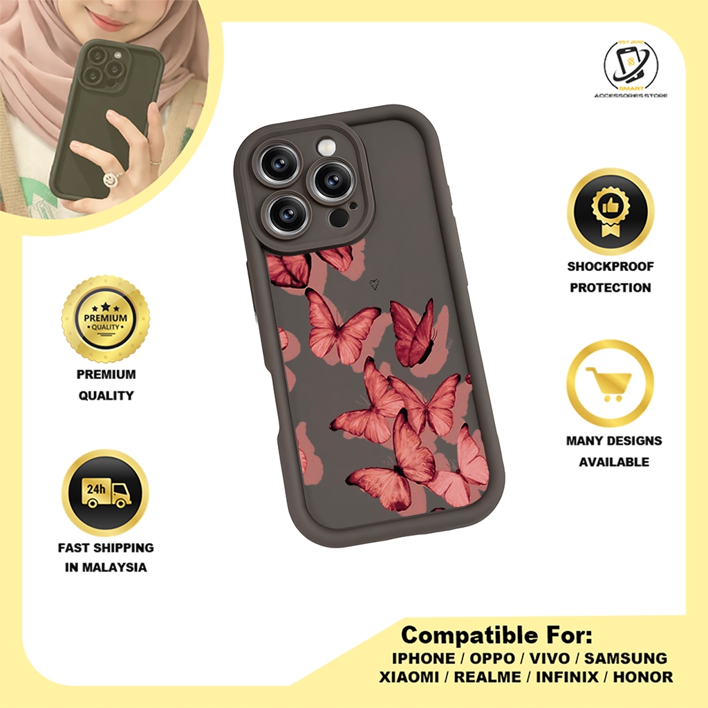 TPU DESIGN CASE PHONE FOR HONOR - DESIGN BUTTERFLY F