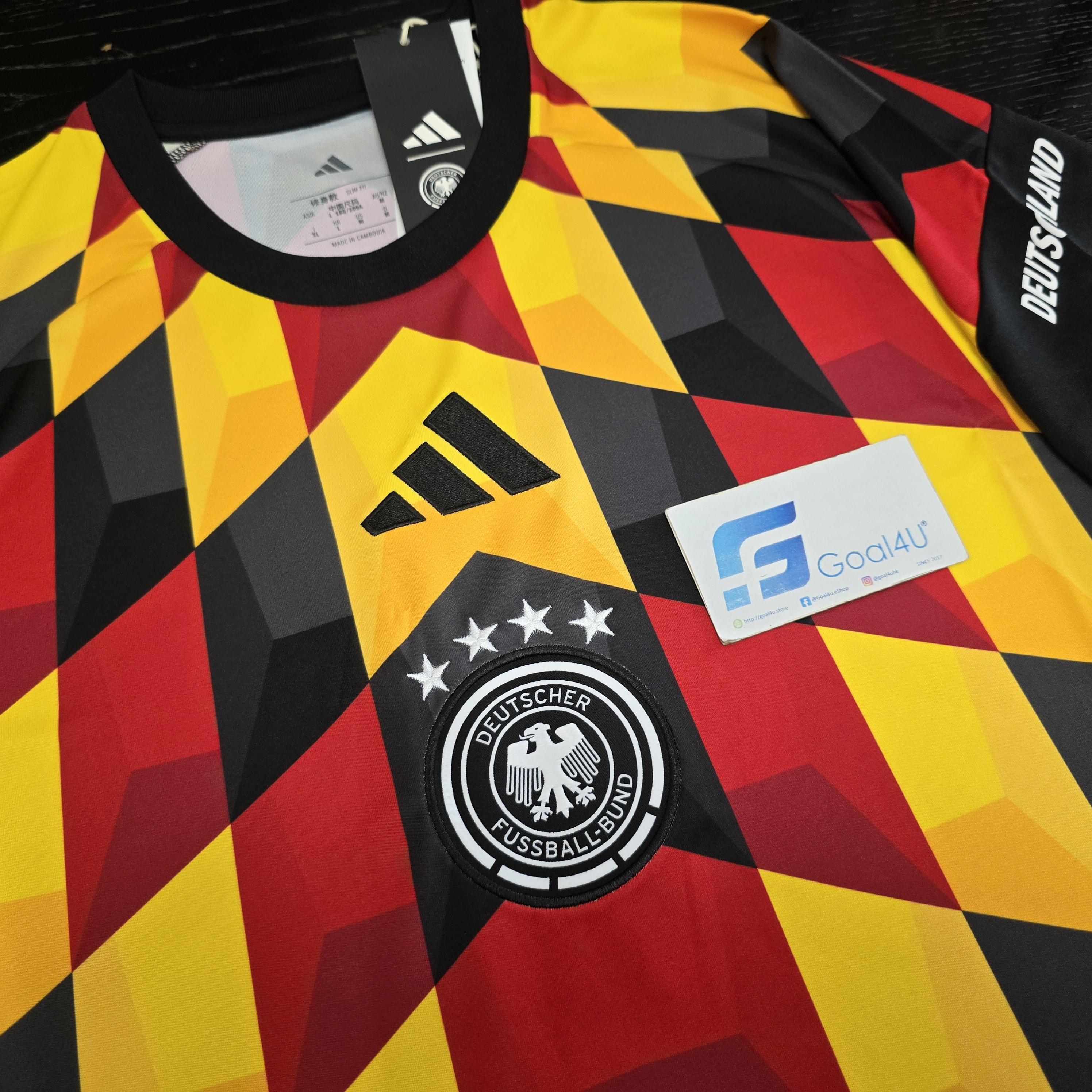 Adidas Germany 德國 2026-27 主場賽前訓練球衣 JZ4577