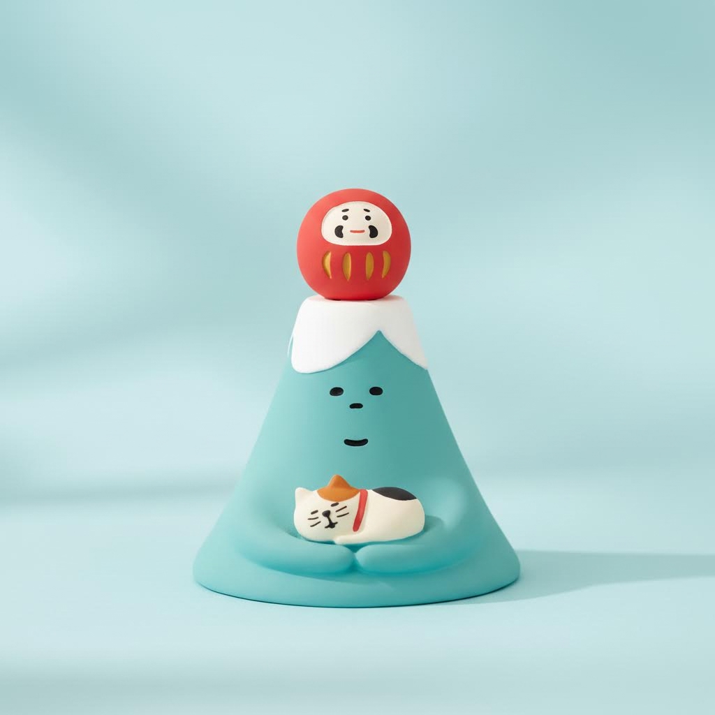 concombre - 招福系列裝飾擺設 (富士山達摩款)