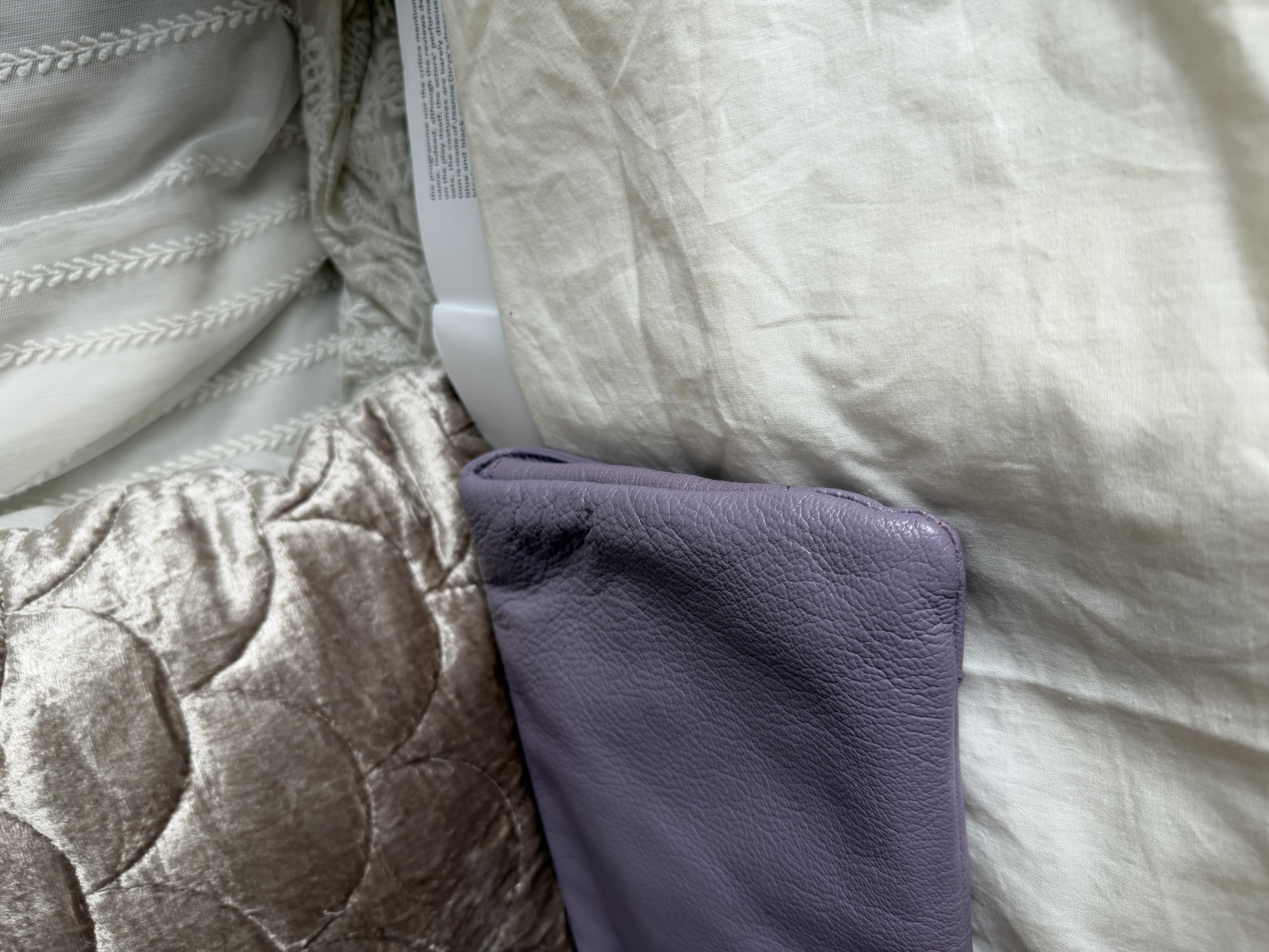 balenciaga lavender purple Lambskin Motocross Giant 12 silver Envelope Clutch Bag / bag 