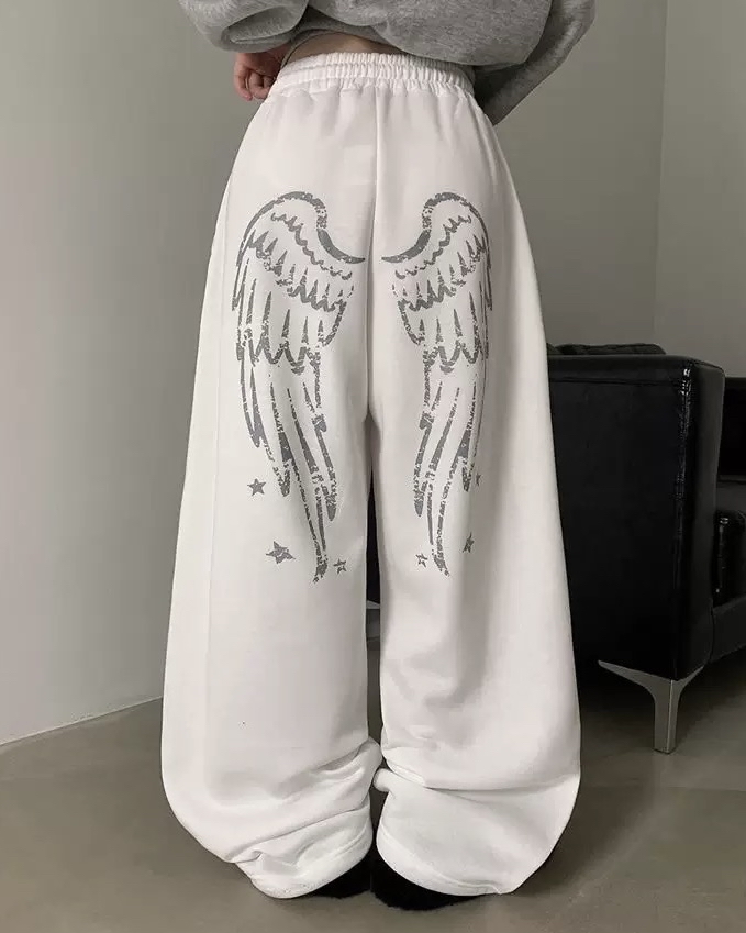 韓國patpat天使翼圖案薄棉褲🪽//優惠做到4月2號//