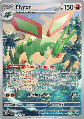 Pokemon TCG Mega Evolution—Phantasmal Flames - Flygon-101/094