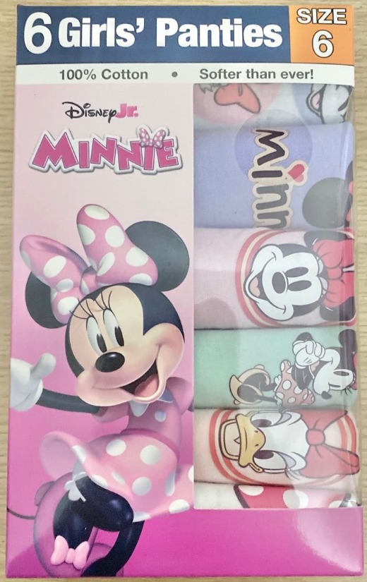 Disney 迪士尼米妮兒童內褲 6PCS - 04260250
