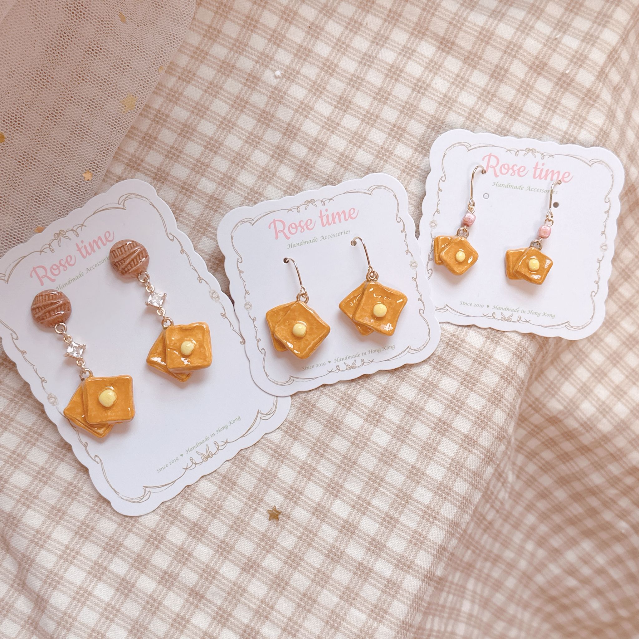 手繪茶餐廳西多士系列 迷你/小/中尺寸