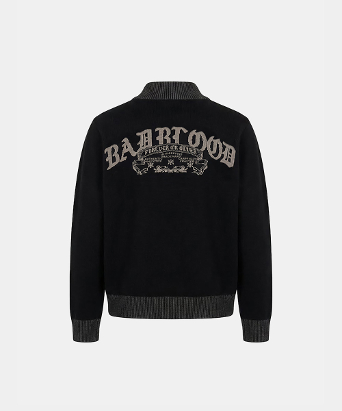 Mystic Full-Zip Knit Track Top - Black