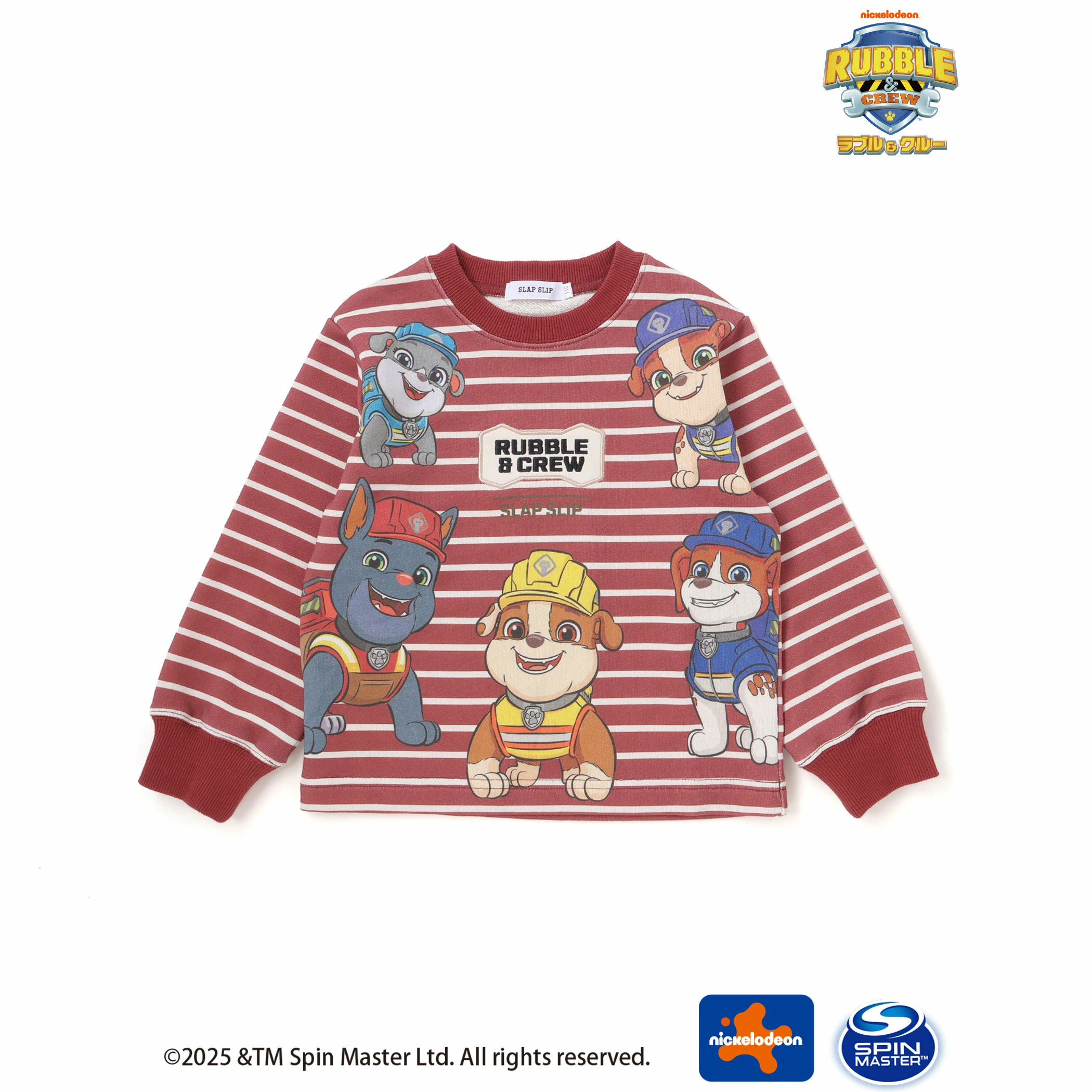 🆕【⭐訂購⭐】 🇯🇵日本直送 🌀SLAP SLIP x #PawPatrol 刺繡貼片 長袖TEE［2款選］🌀[ELCA-0144][260401]