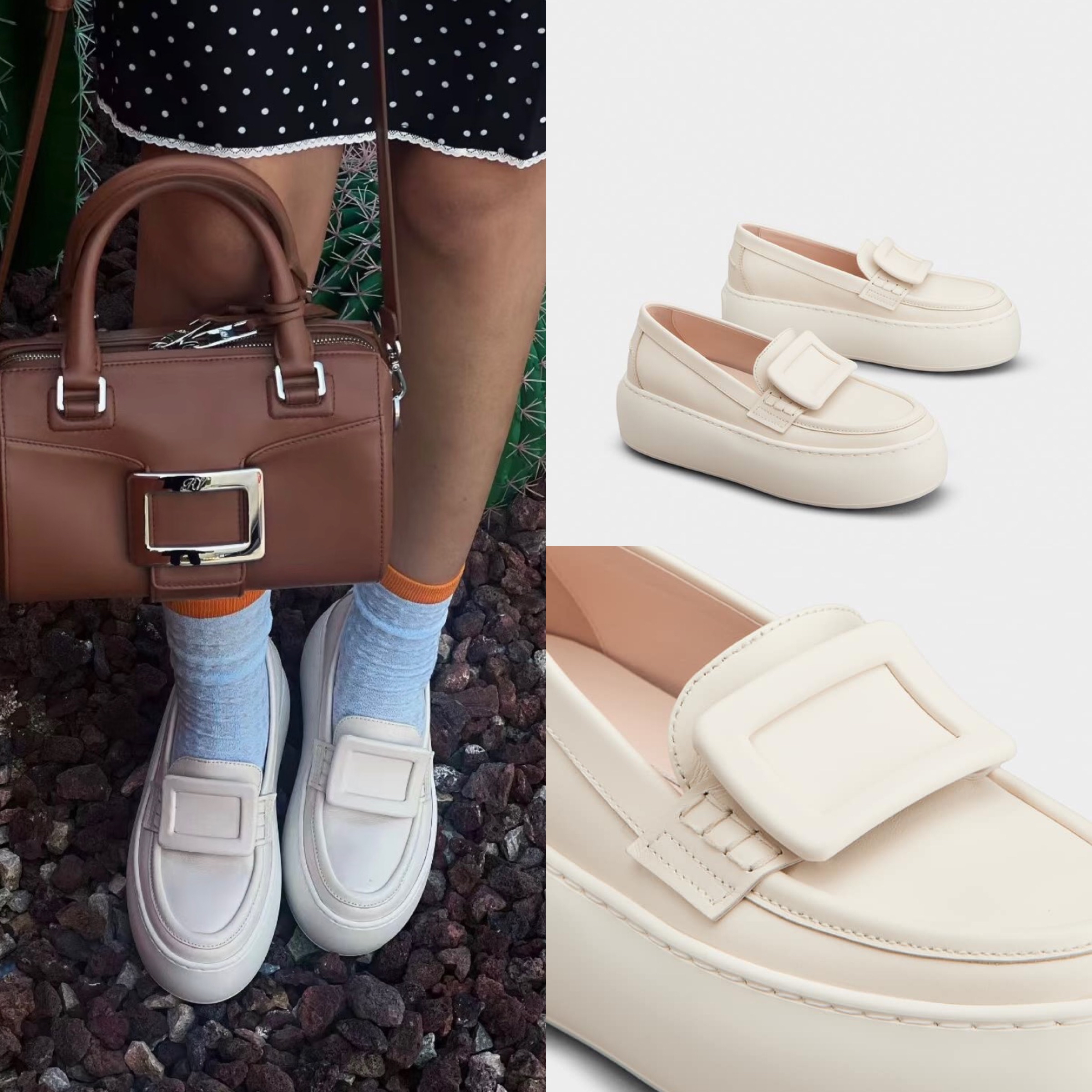限時優惠✨訂貨🍒RV Viv’ Up 麵包5cm厚底loafer  Size 34-36/37/37.5/38/39-42