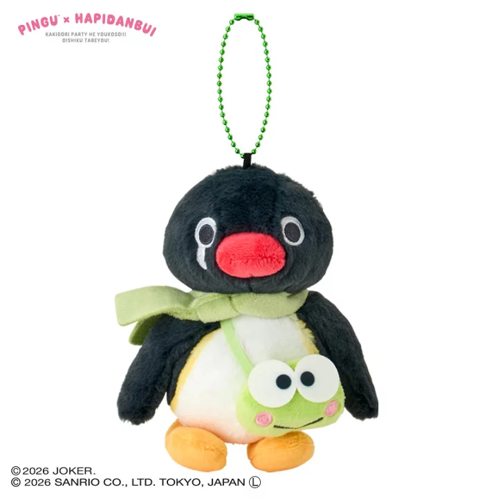 日本預訂📍日本Pingu x HAPIDANBUI得意公仔吊飾