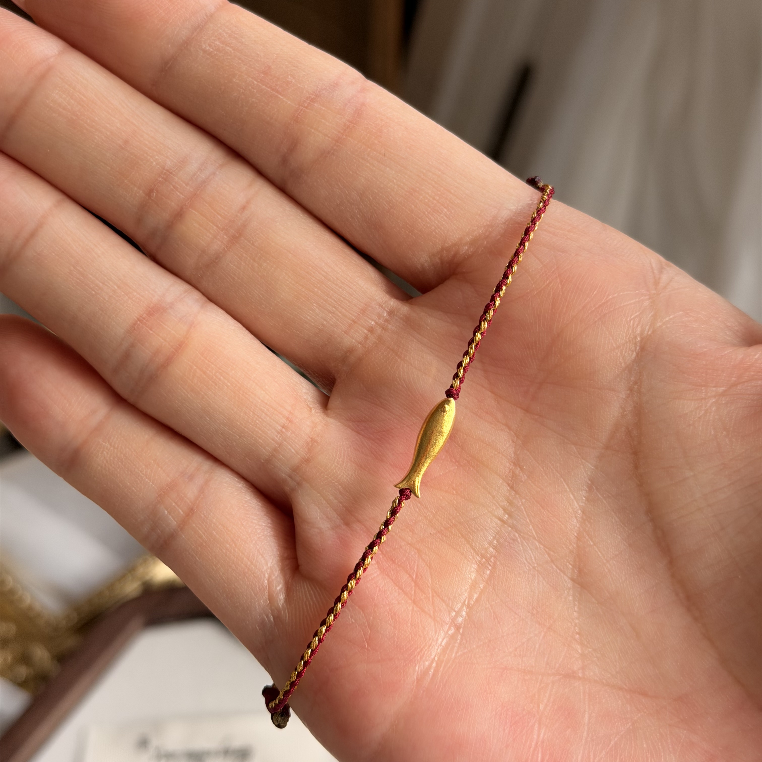 999硬金襯小黃魚襯手绳