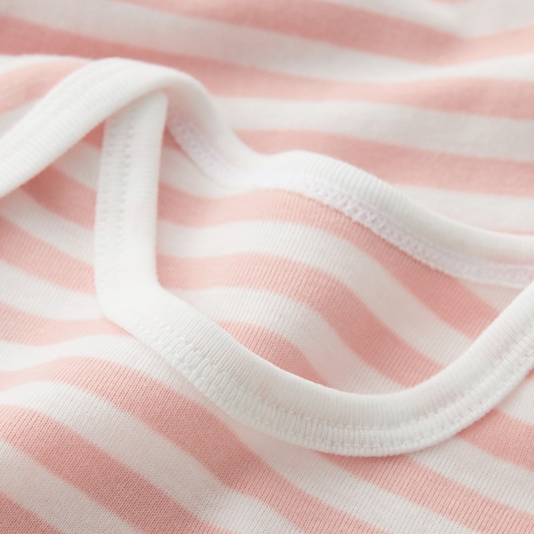 ☀️代購預訂 台灣直送☀️Miffy & Boris系列純棉人物印花條紋口袋短袖包屁衣